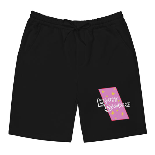 L8NGHT Designs Abstract Color Men's fleece shorts