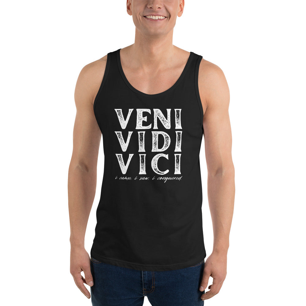 VENI VIDI VICI Unisex Tank Top