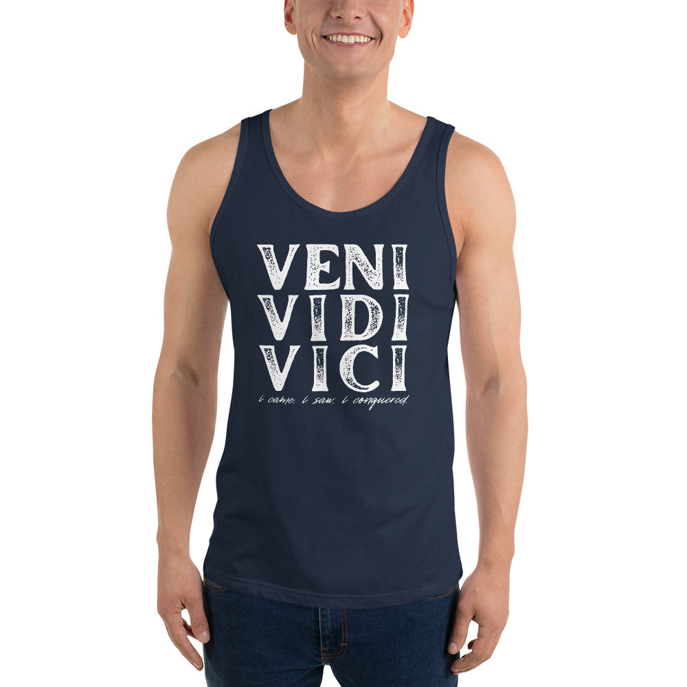 VENI VIDI VICI Unisex Tank Top