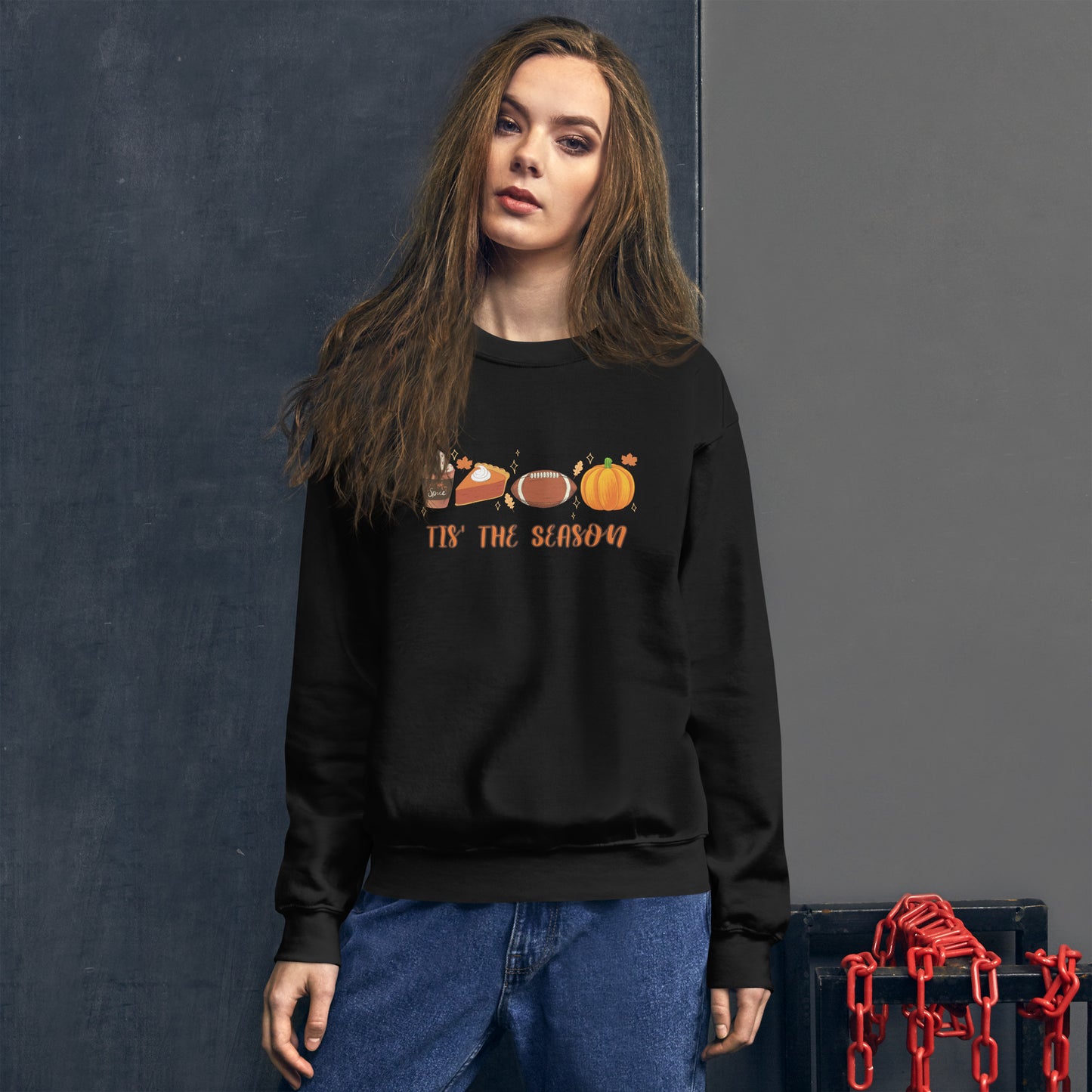 Tis the season Pumpkin Unisex Sweatshirt