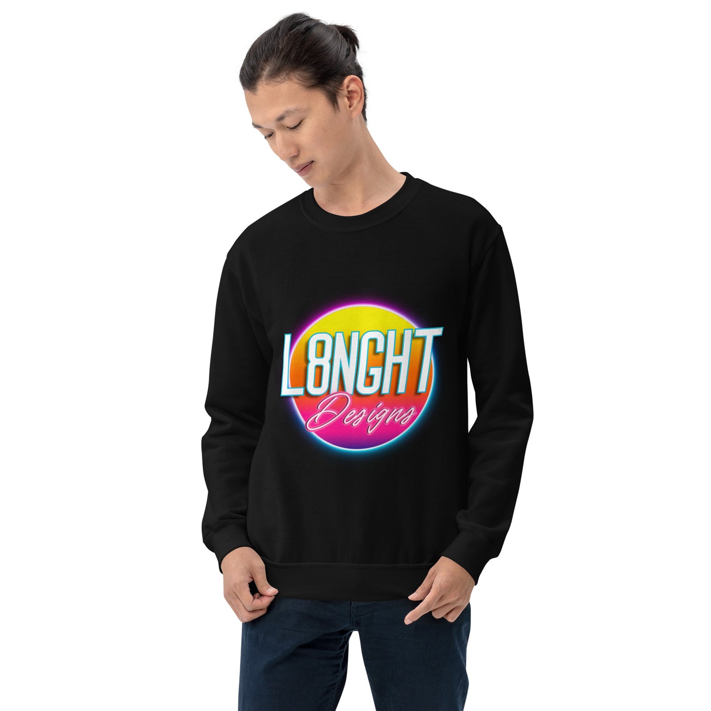 L8NGHT 3D neon logo Unisex Sweatshirt