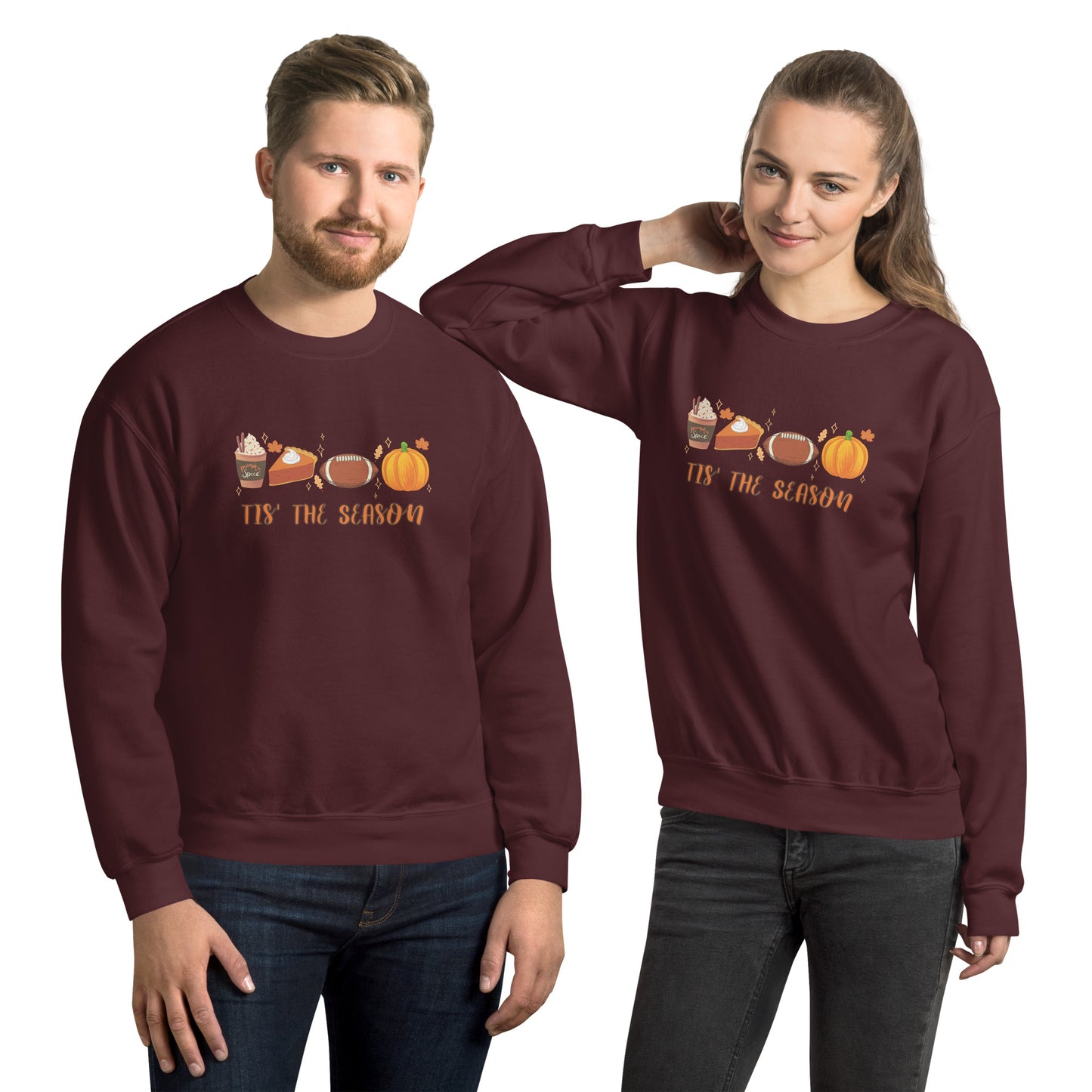 Tis the season Pumpkin Unisex Sweatshirt