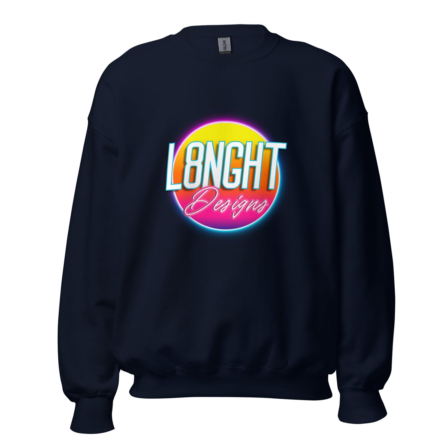 L8NGHT 3D neon logo Unisex Sweatshirt