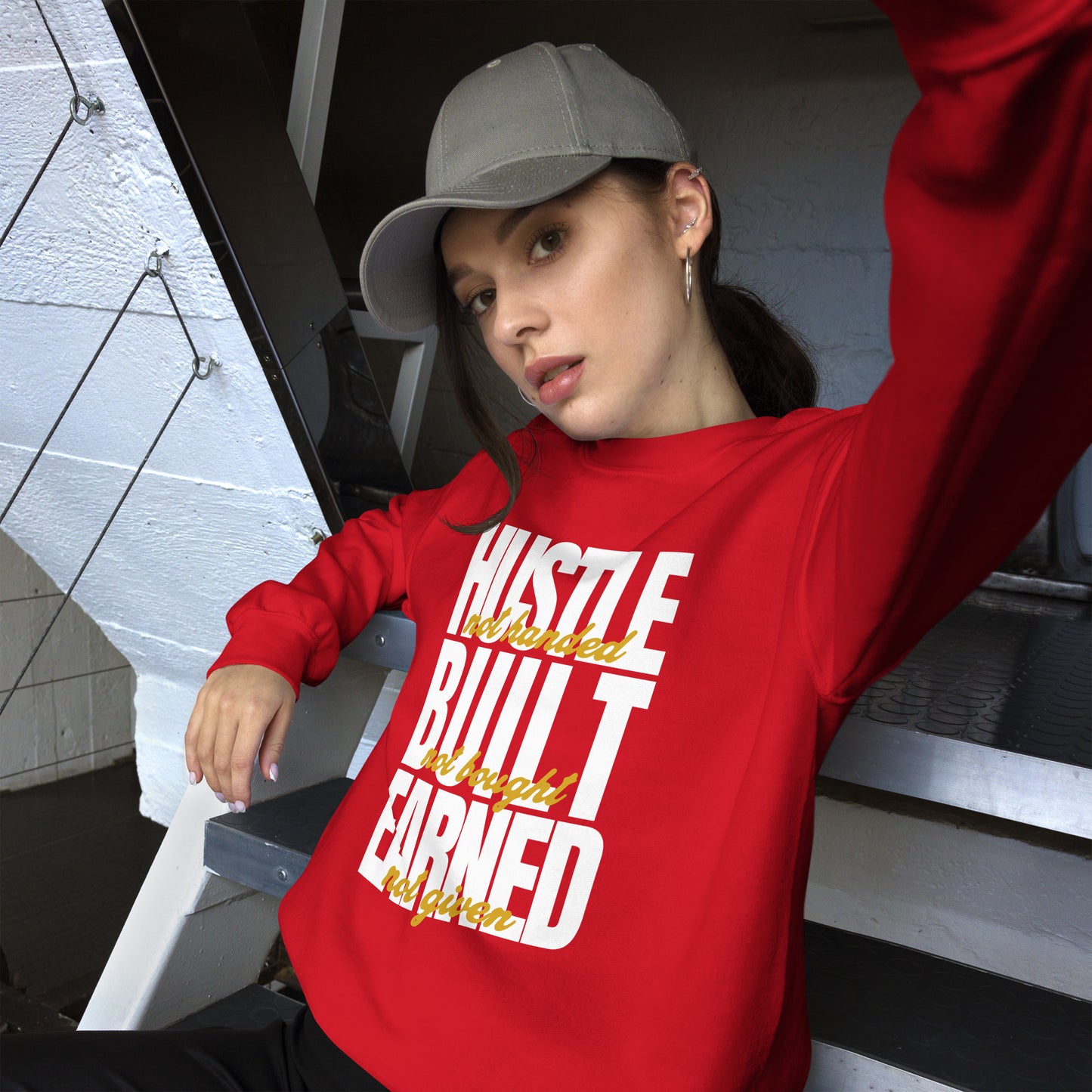 Hustle Built Earned Unisex Sweatshirt