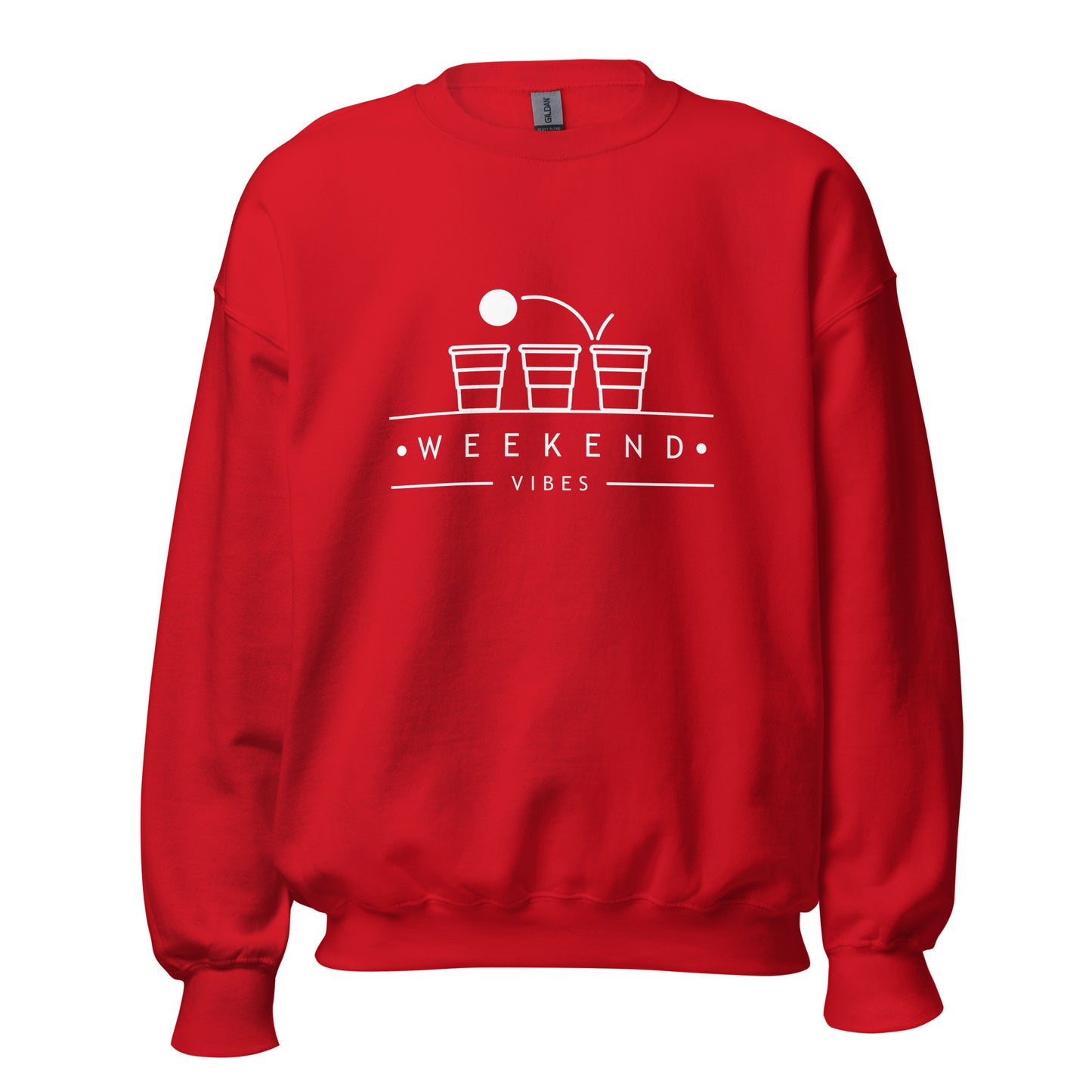 Weekend Vibes Beer Pong Unisex Sweatshirt