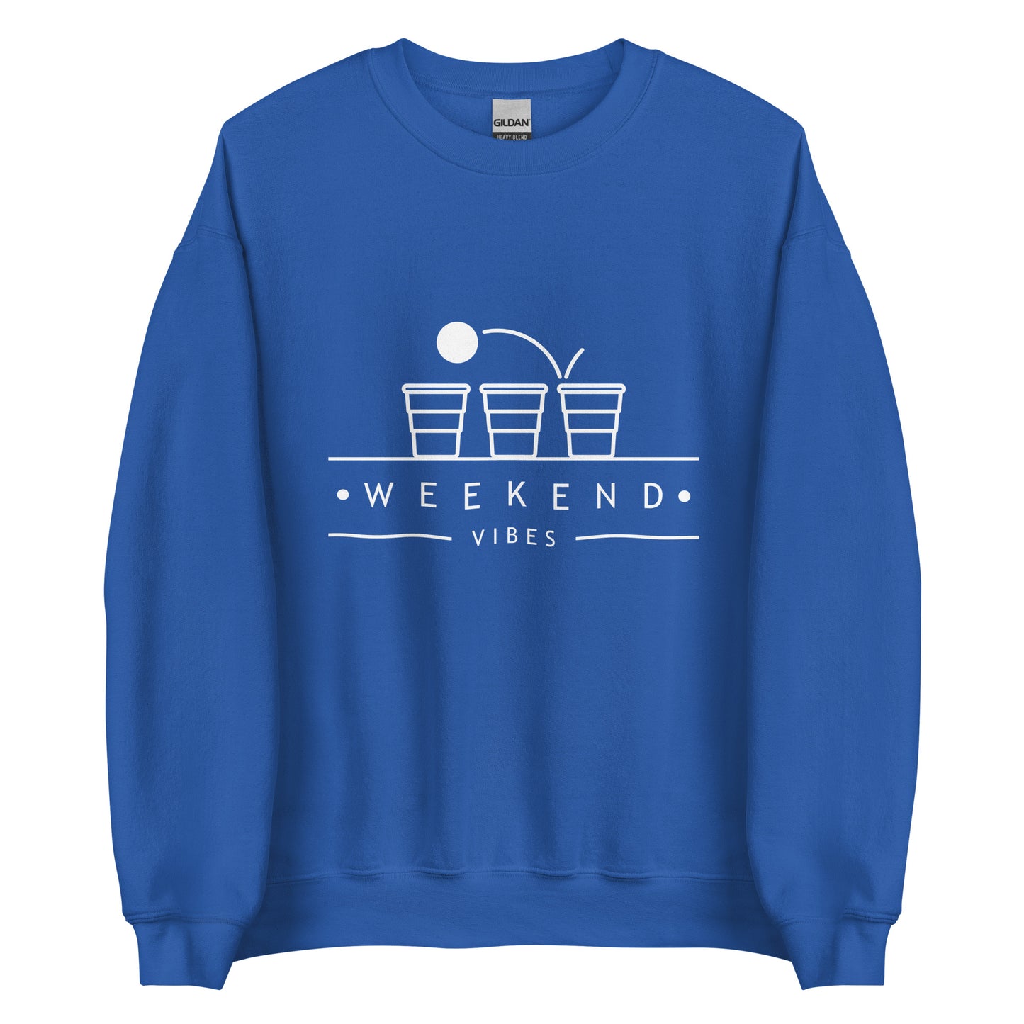 Weekend Vibes Beer Pong Unisex Sweatshirt