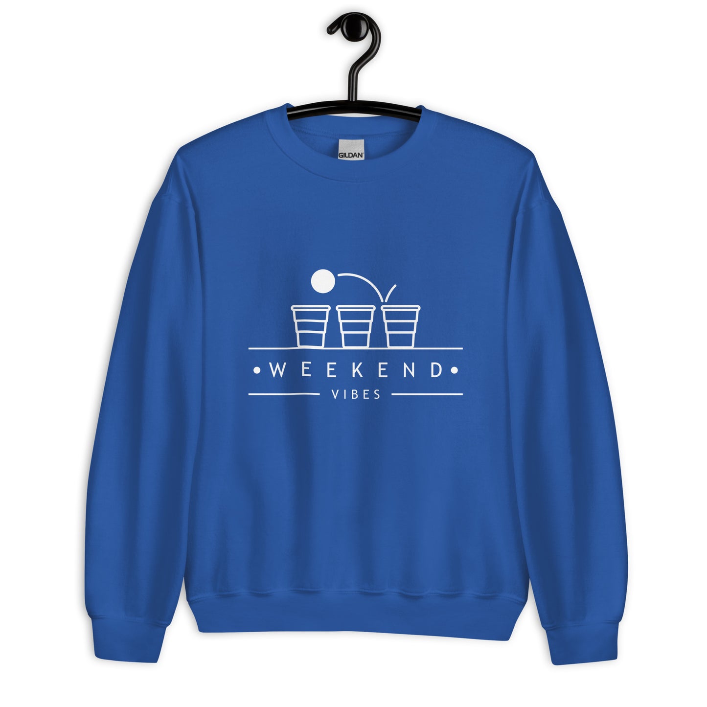 Weekend Vibes Beer Pong Unisex Sweatshirt