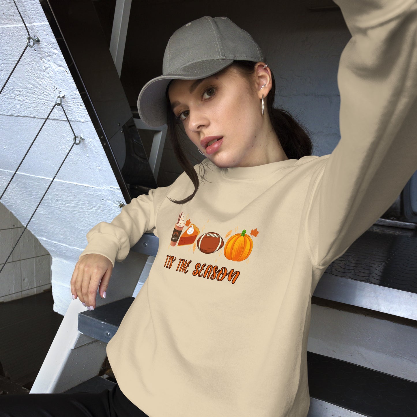 Tis the season Pumpkin Unisex Sweatshirt