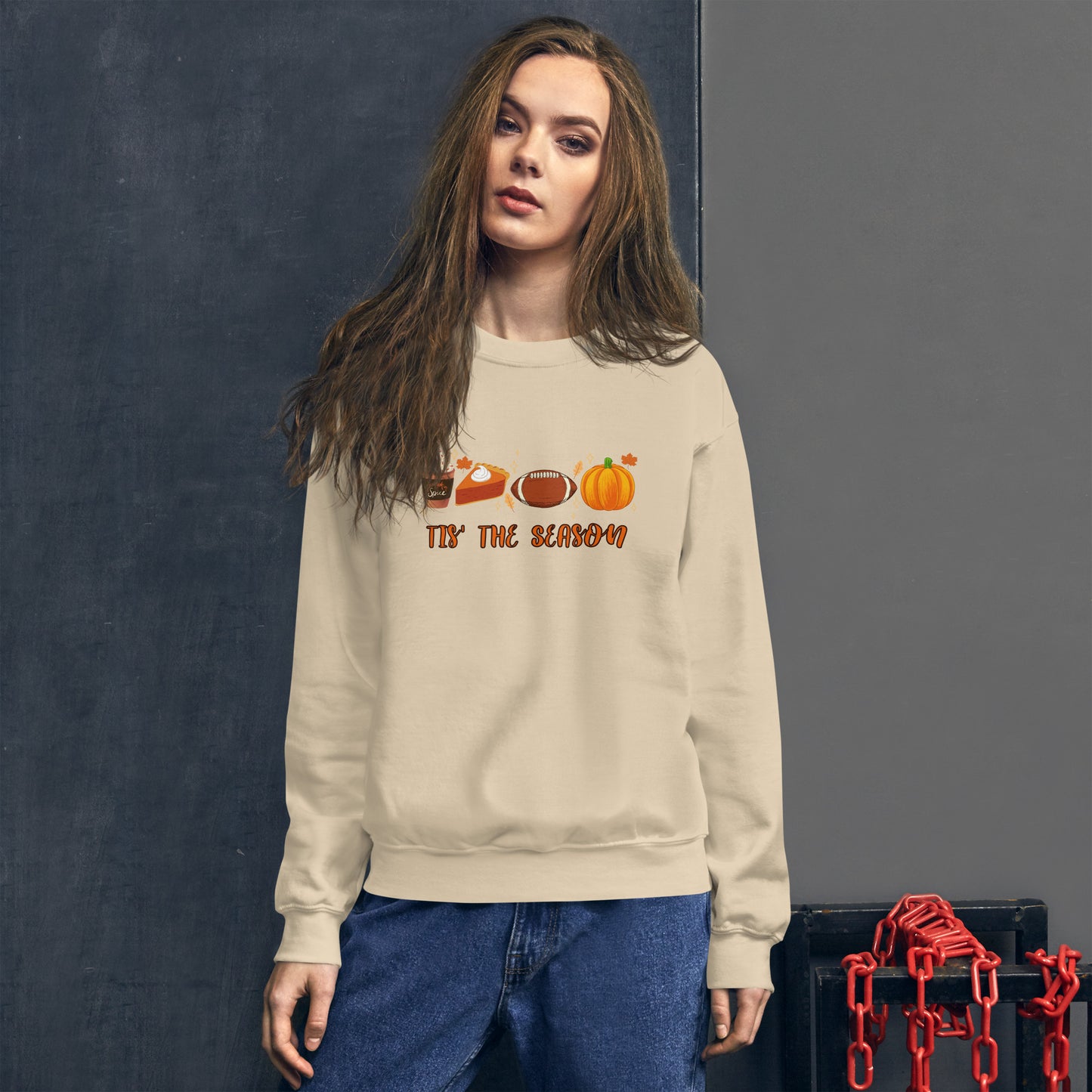 Tis the season Pumpkin Unisex Sweatshirt