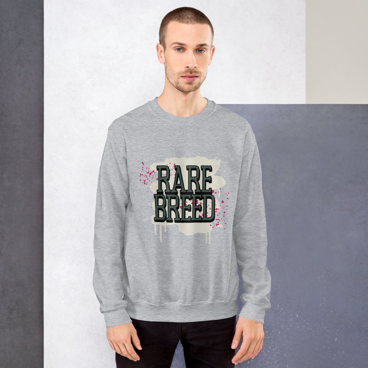 Rare Breed Graffiti Splatter Unisex Sweatshirt