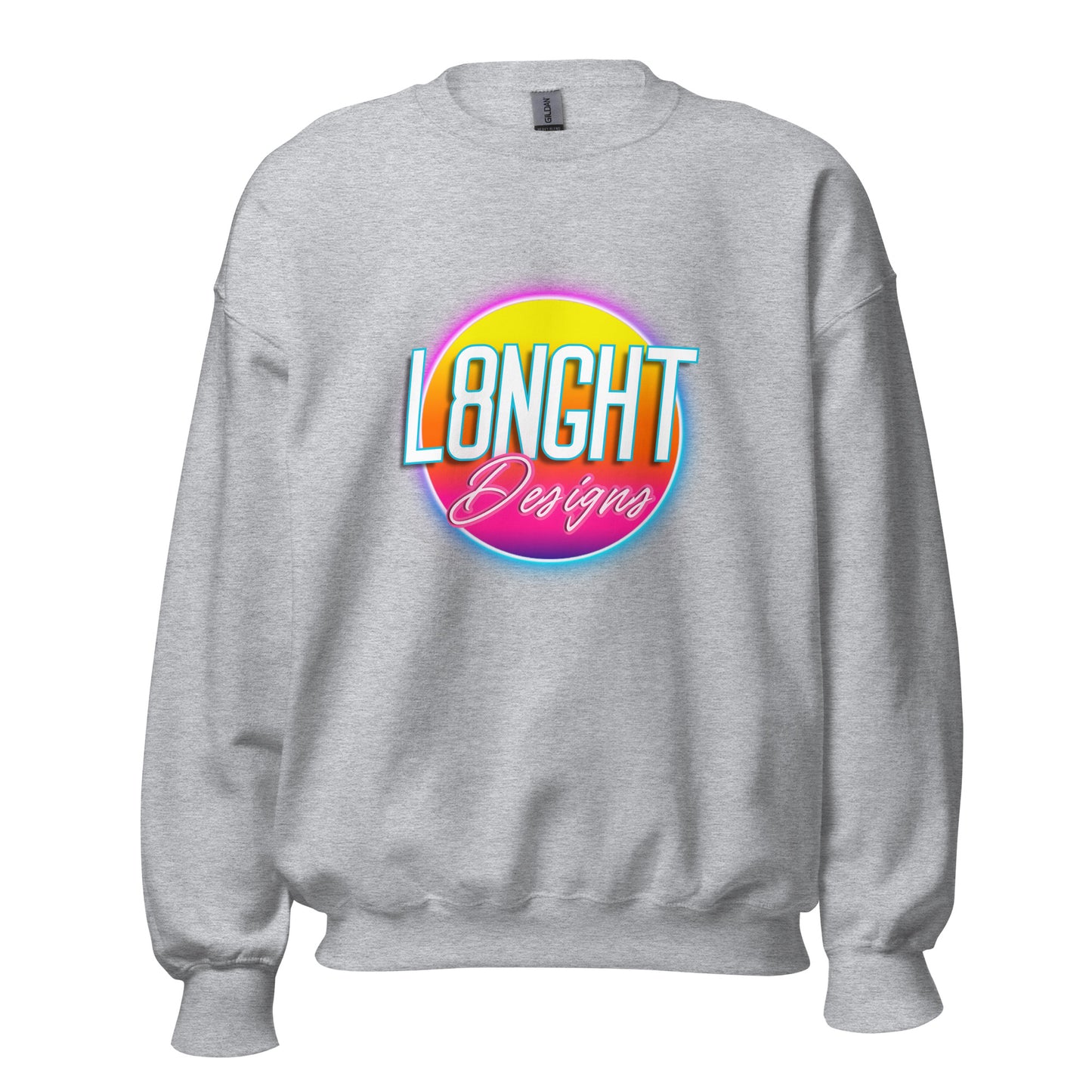 L8NGHT 3D neon logo Unisex Sweatshirt