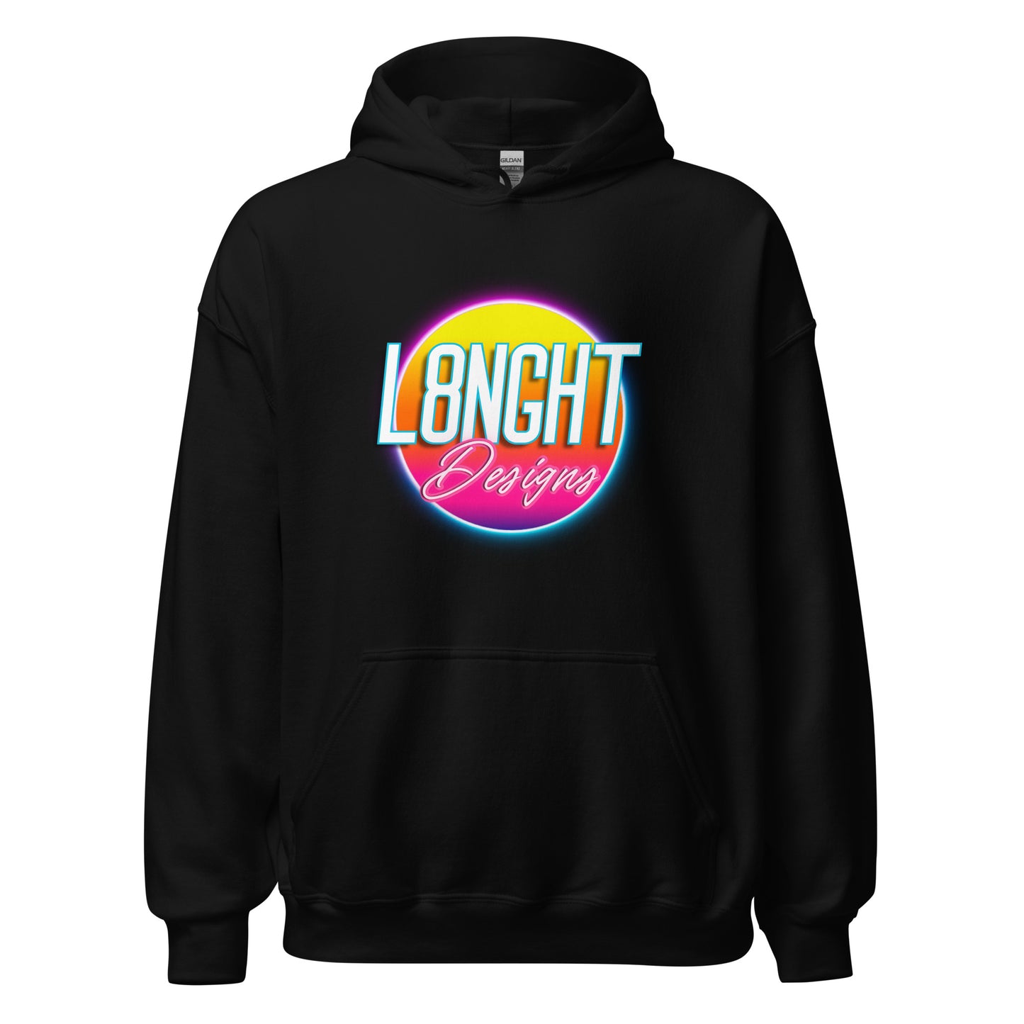 L8NGHT 3D neon logo Unisex Hoodie