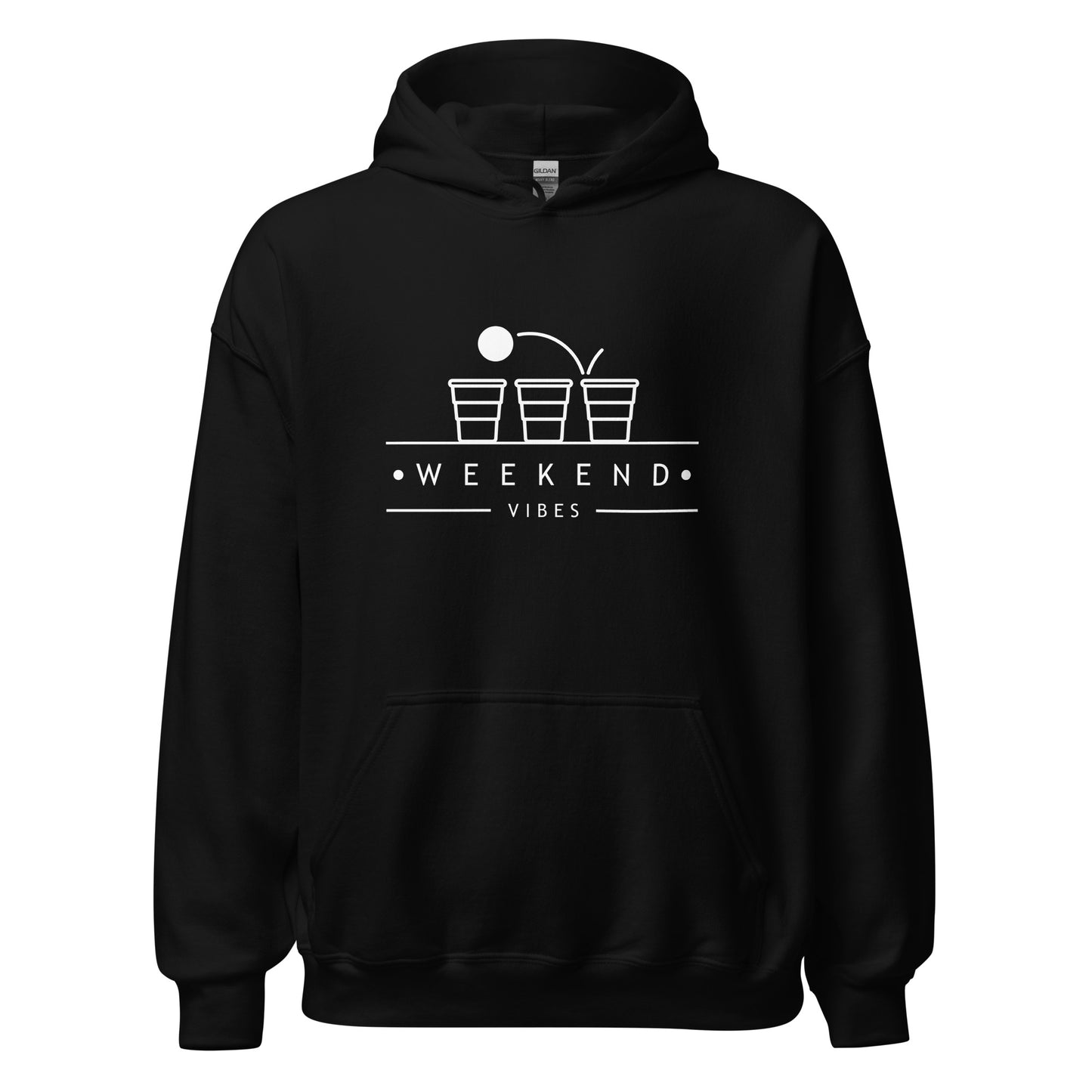 Weekend Vibes Beer Pong Unisex Hoodie