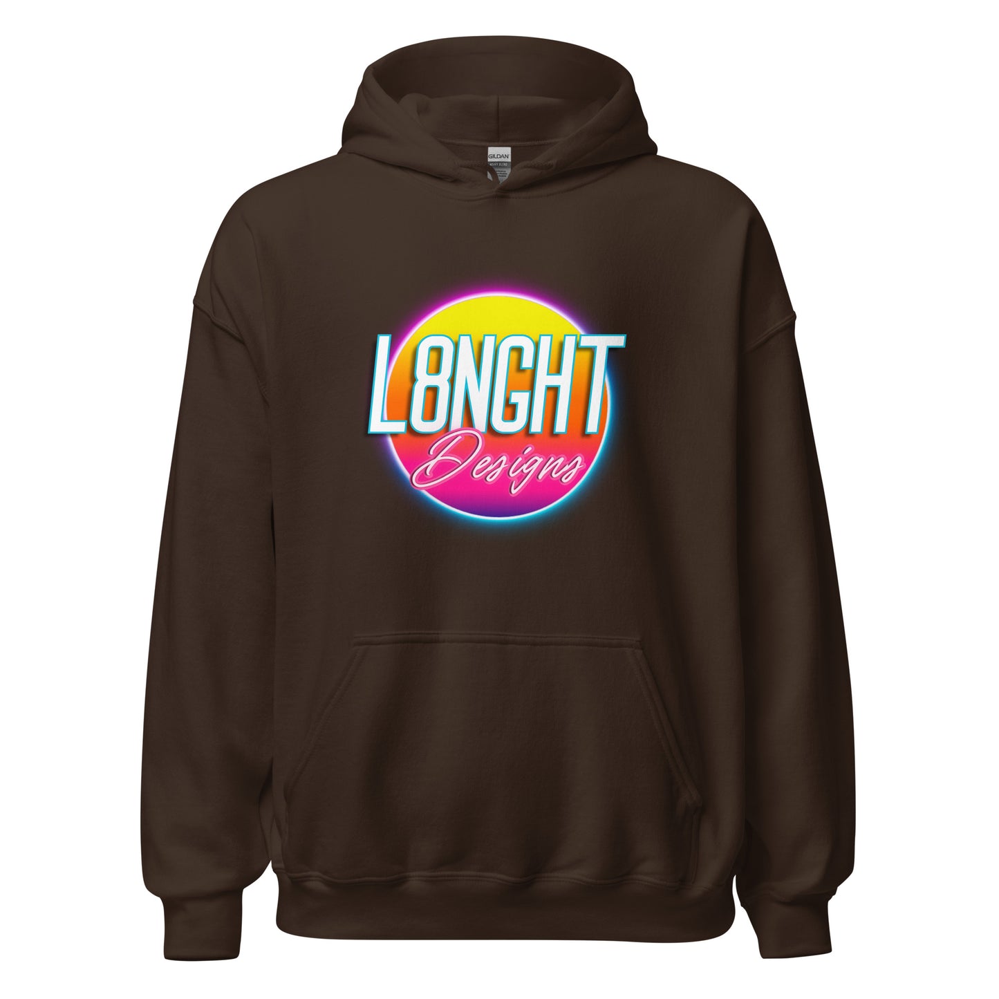 L8NGHT 3D neon logo Unisex Hoodie