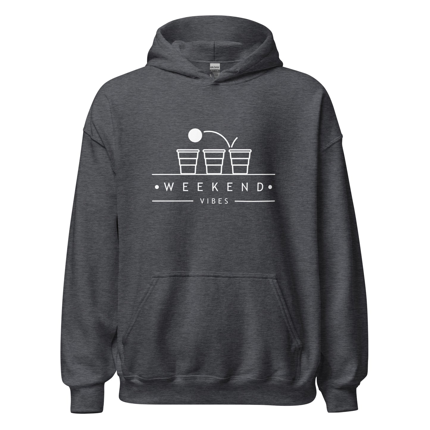 Weekend Vibes Beer Pong Unisex Hoodie