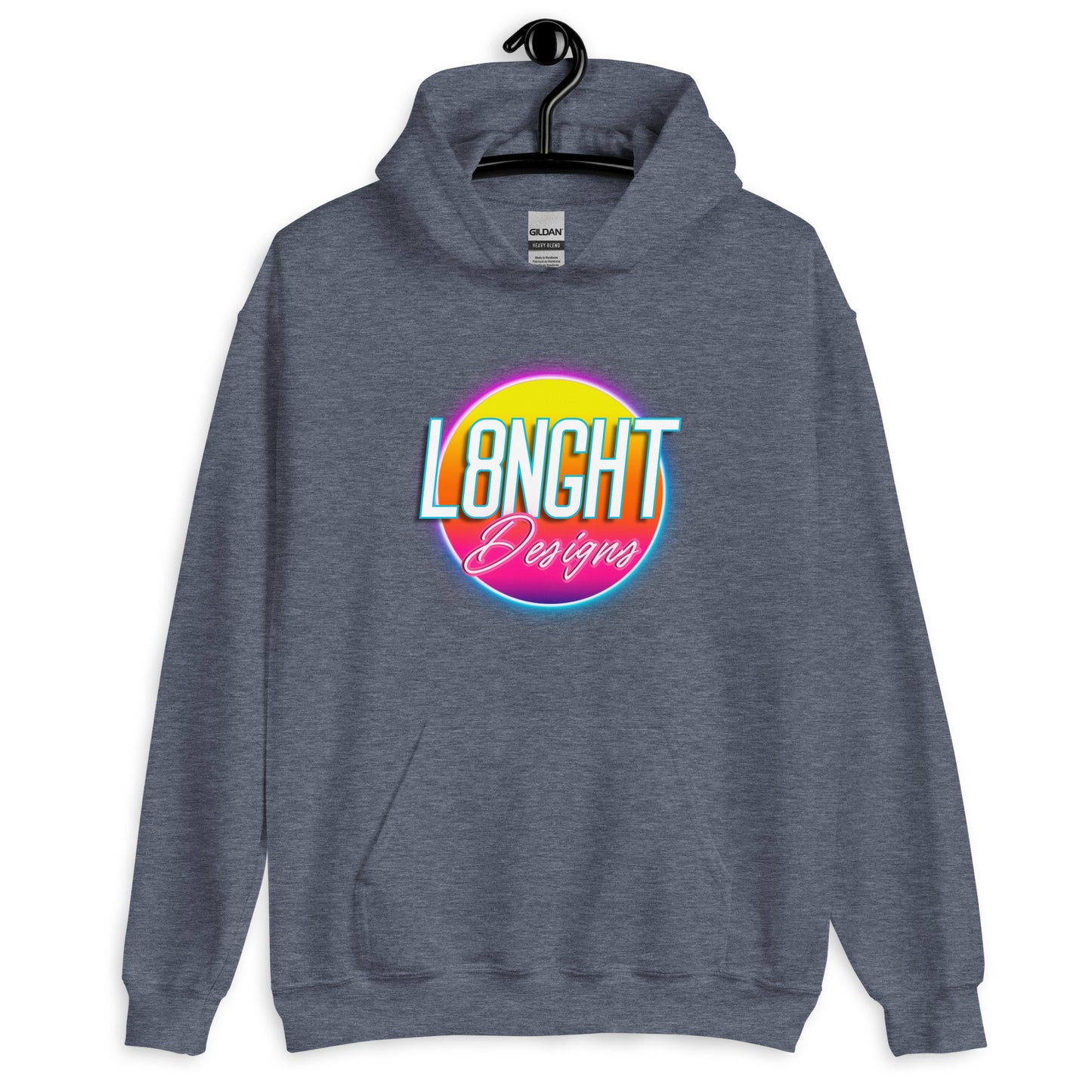 L8NGHT 3D neon logo Unisex Hoodie