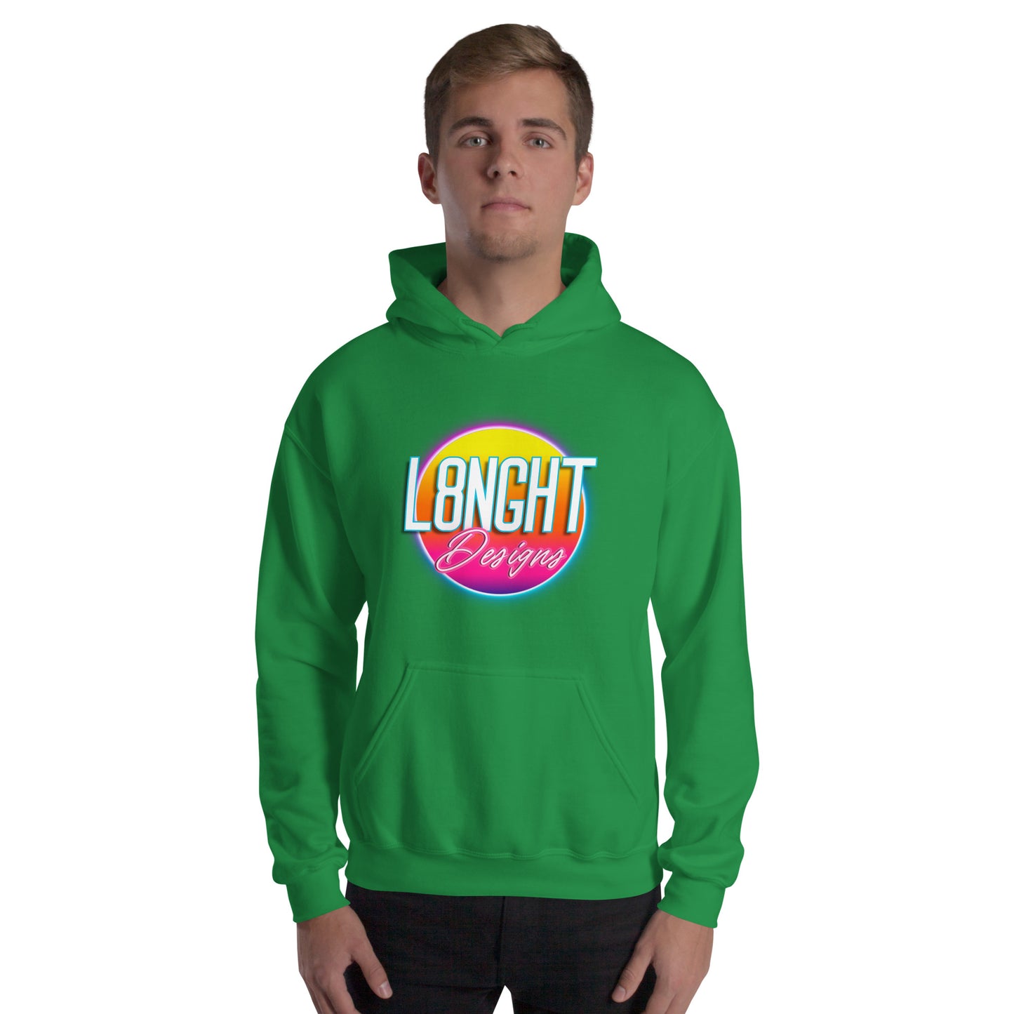 L8NGHT 3D neon logo Unisex Hoodie