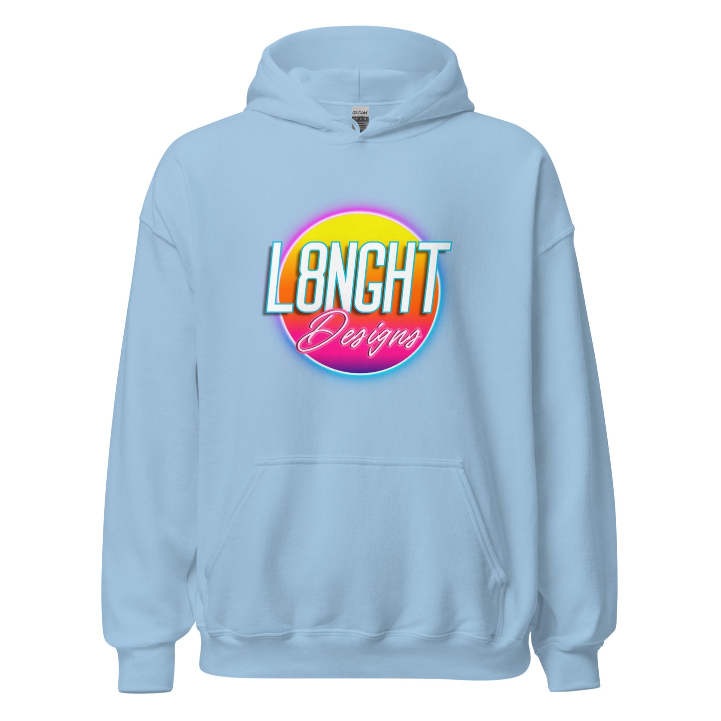 L8NGHT 3D neon logo Unisex Hoodie