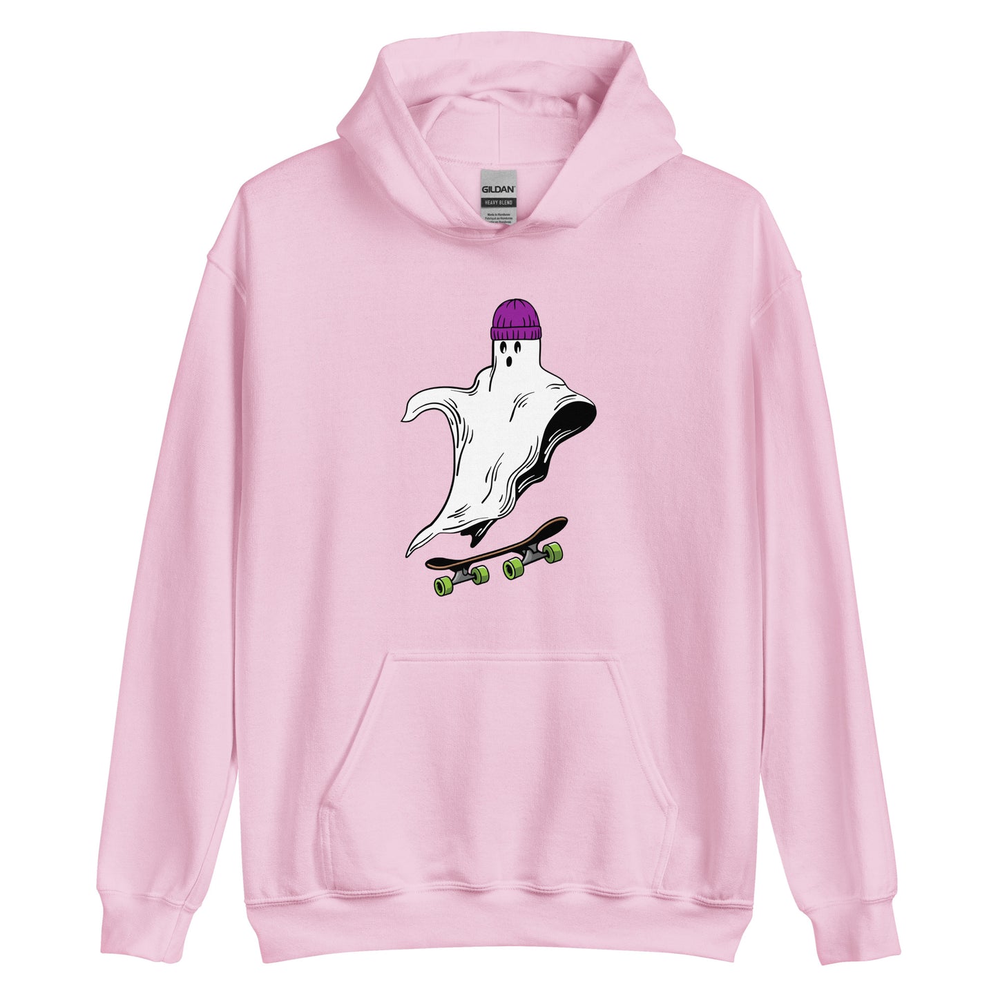 Skateboard Ghost Boo Unisex Hoodie