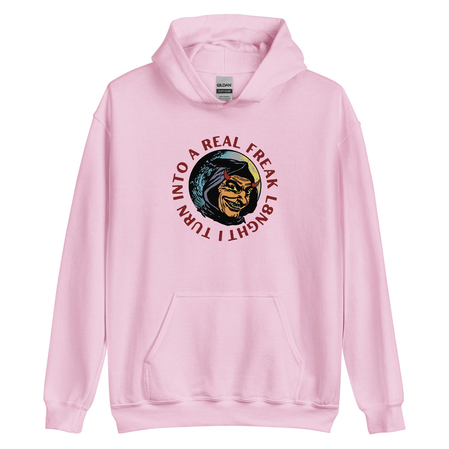 I turn into a real freak L8NGHT Unisex Hoodie