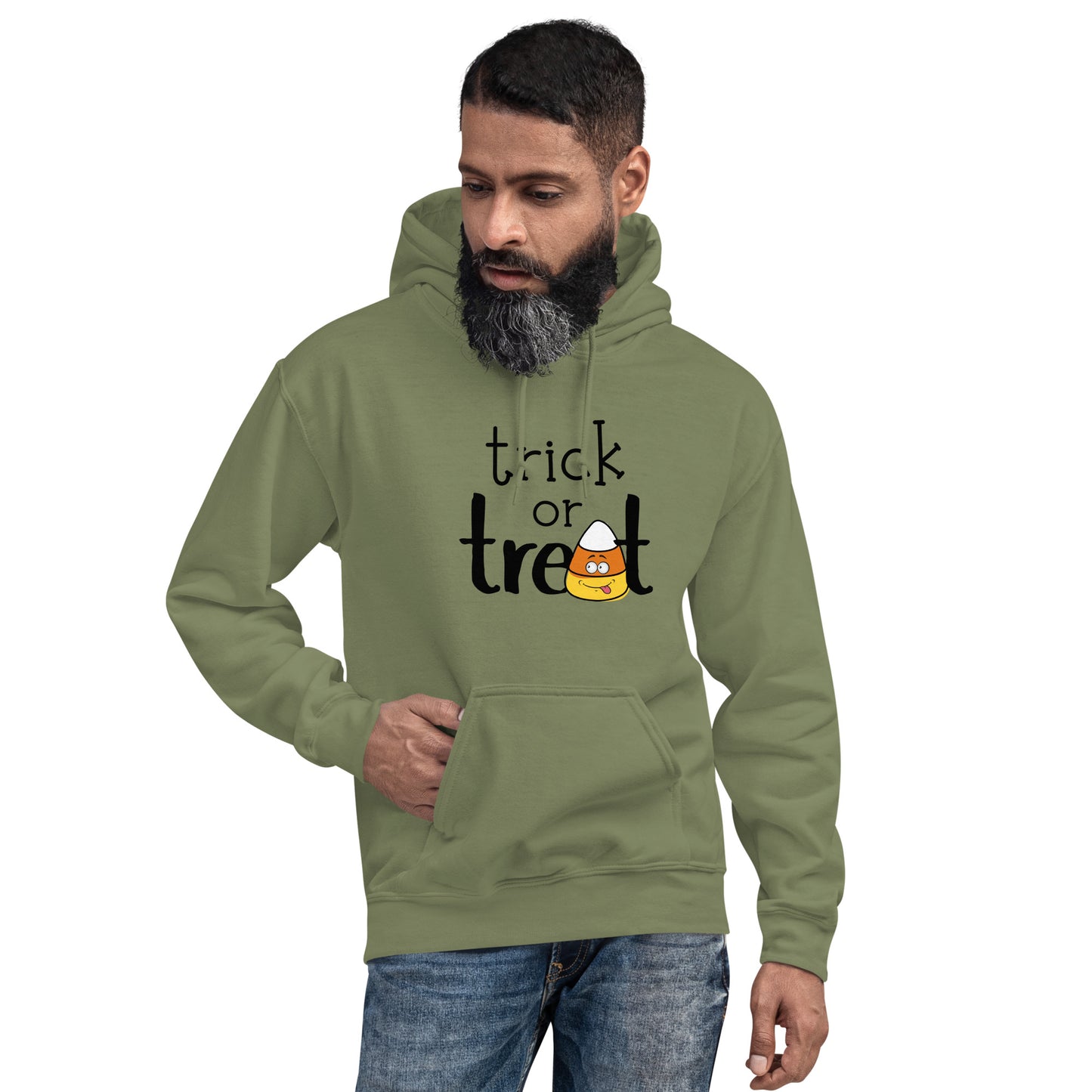 Trick or Treat candy corn Unisex Hoodie