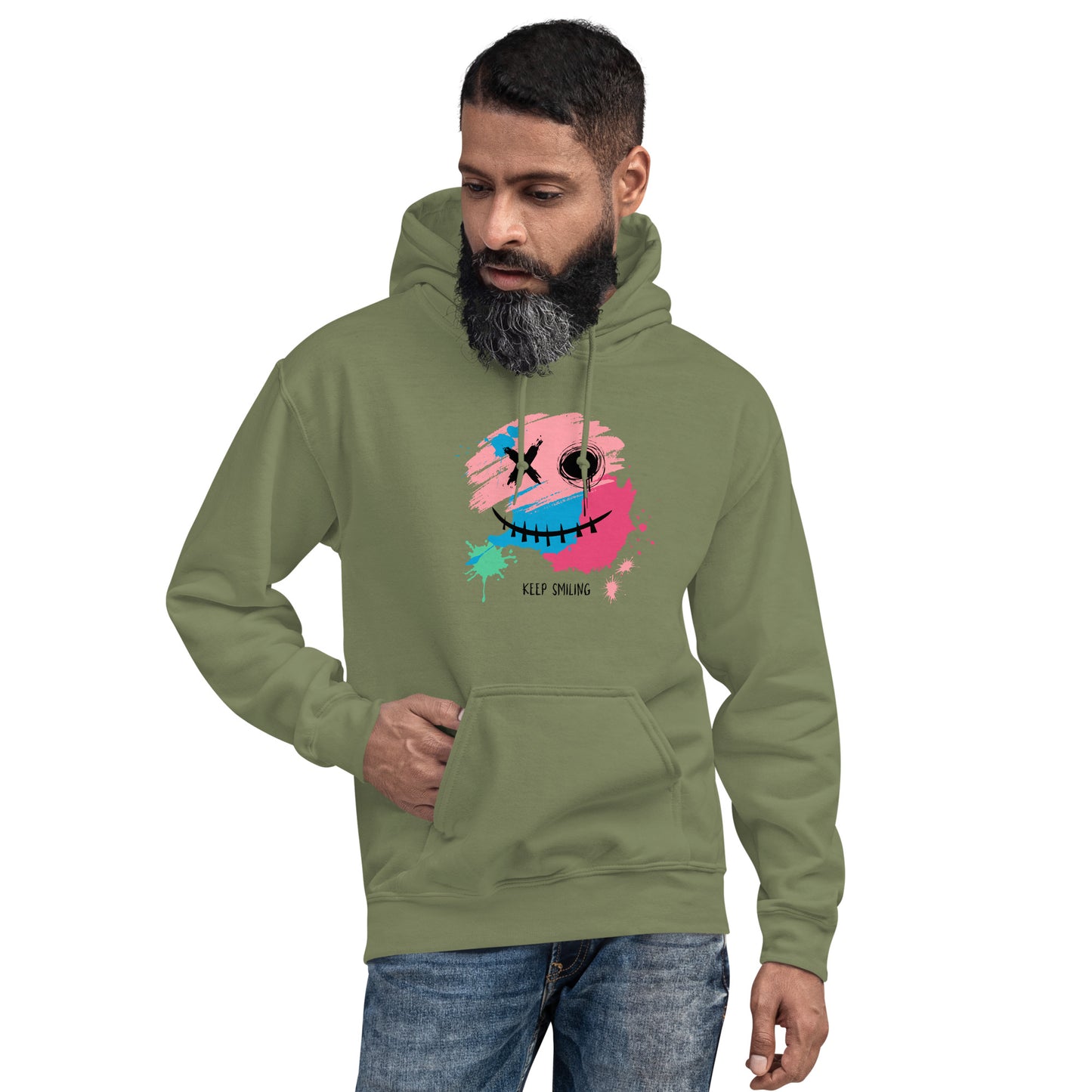 KEEP SMILING Unisex Hoodie