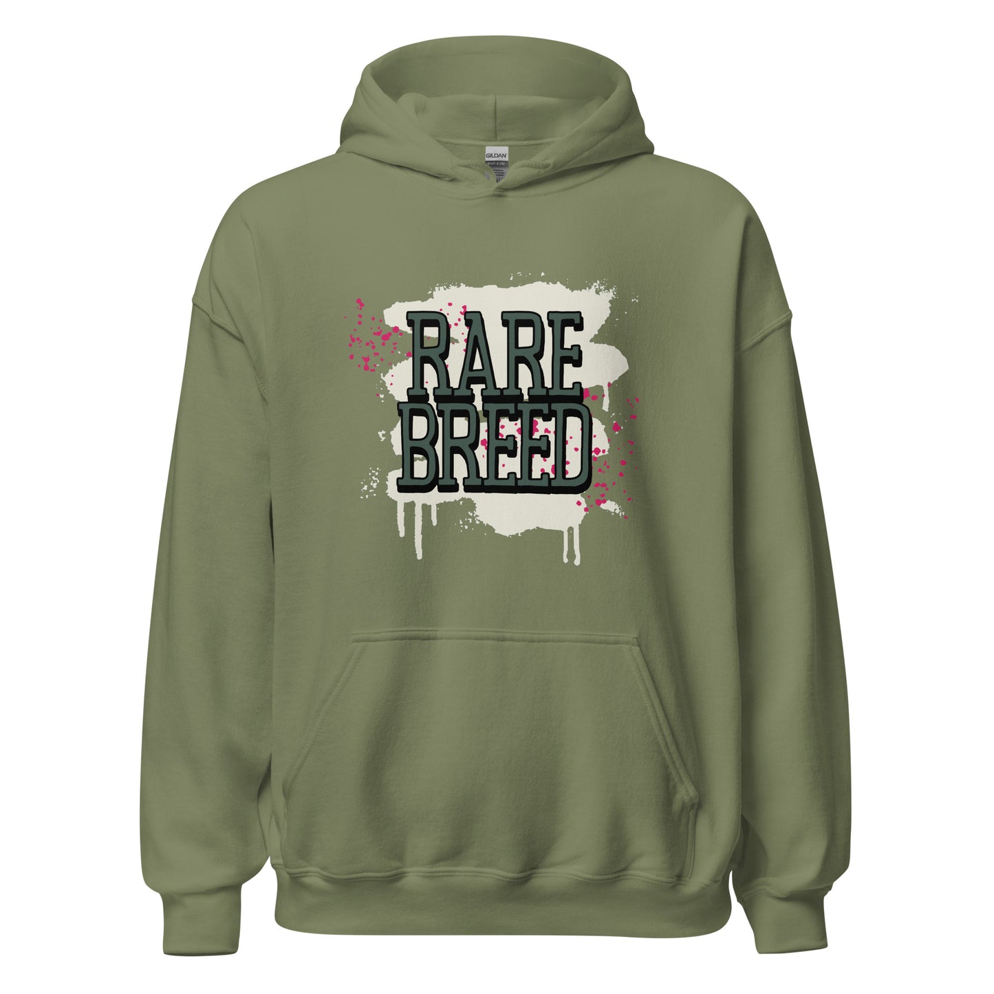 Rare Breed Graffiti Splatter Unisex Hoodie