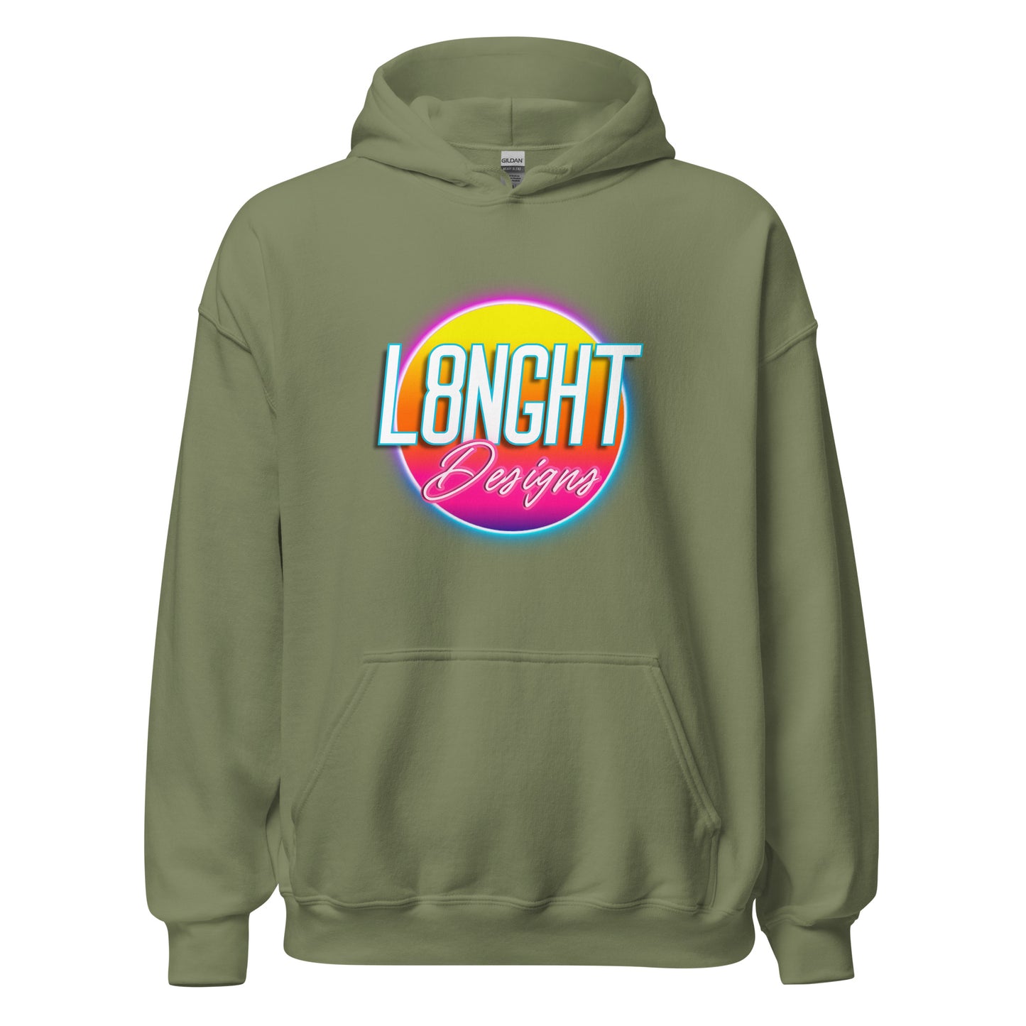 L8NGHT 3D neon logo Unisex Hoodie