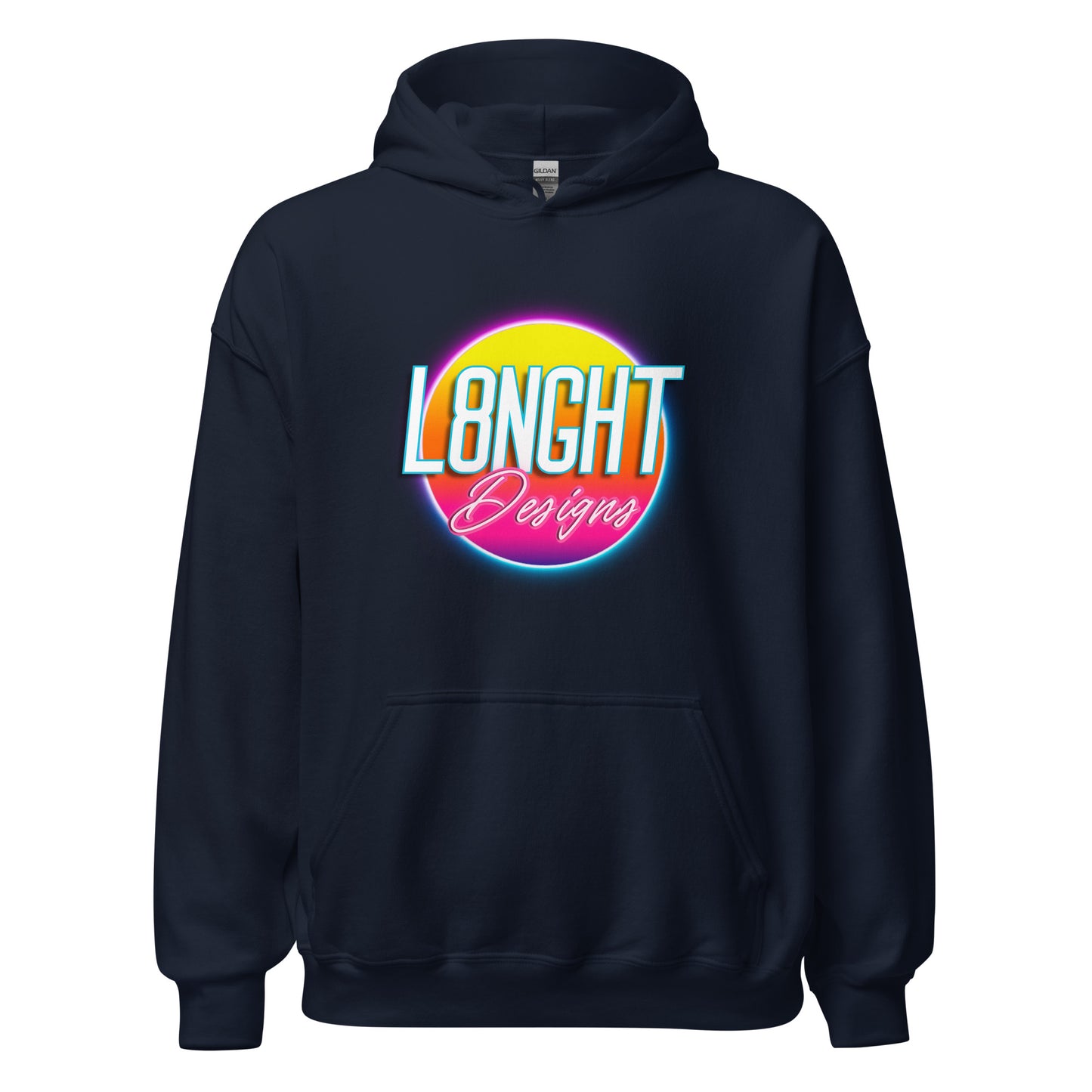 L8NGHT 3D neon logo Unisex Hoodie