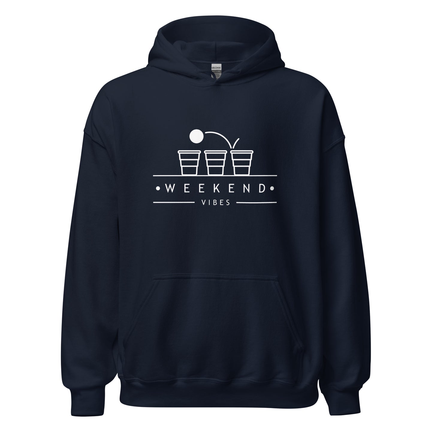 Weekend Vibes Beer Pong Unisex Hoodie