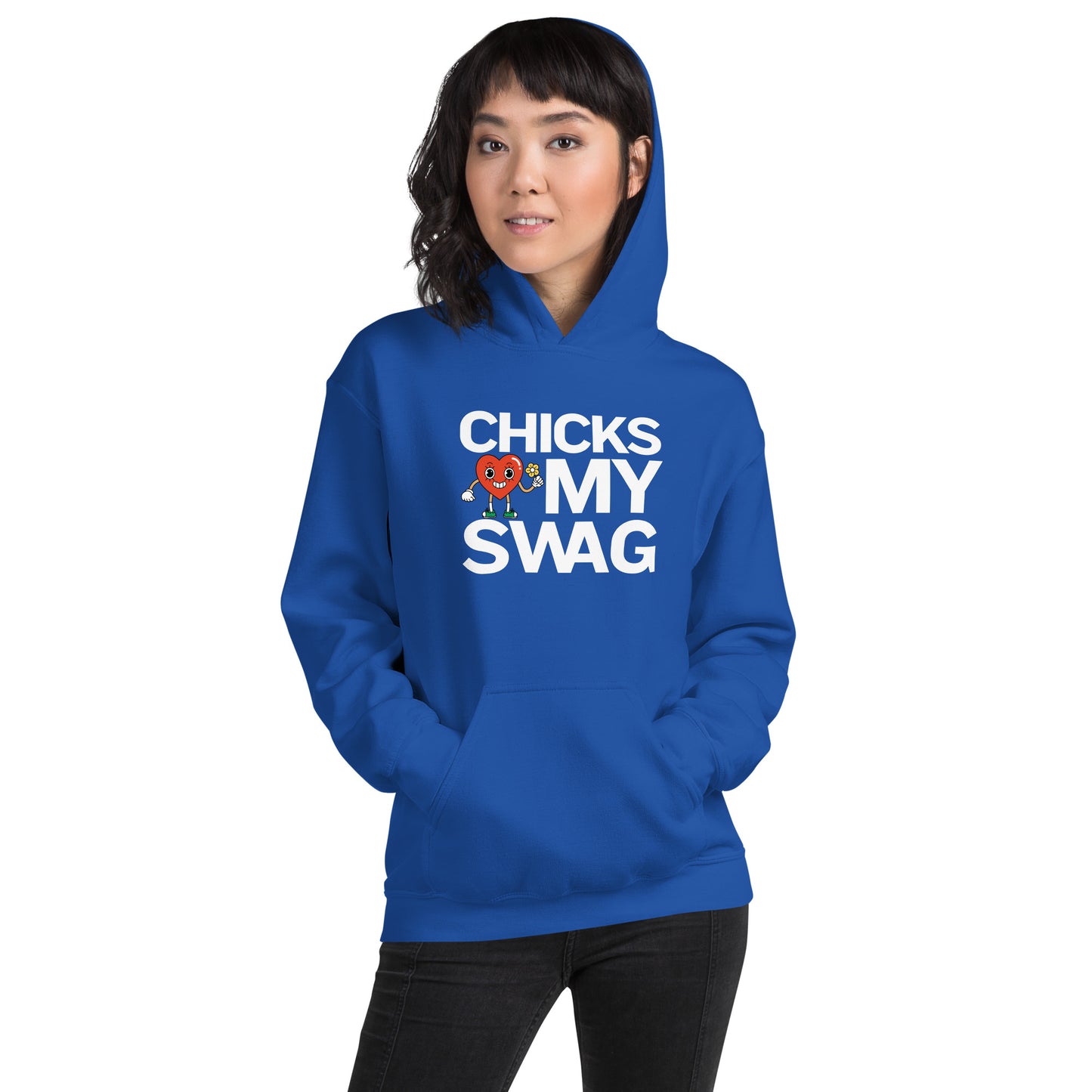 Chicks Love My SWAG Unisex Hoodie