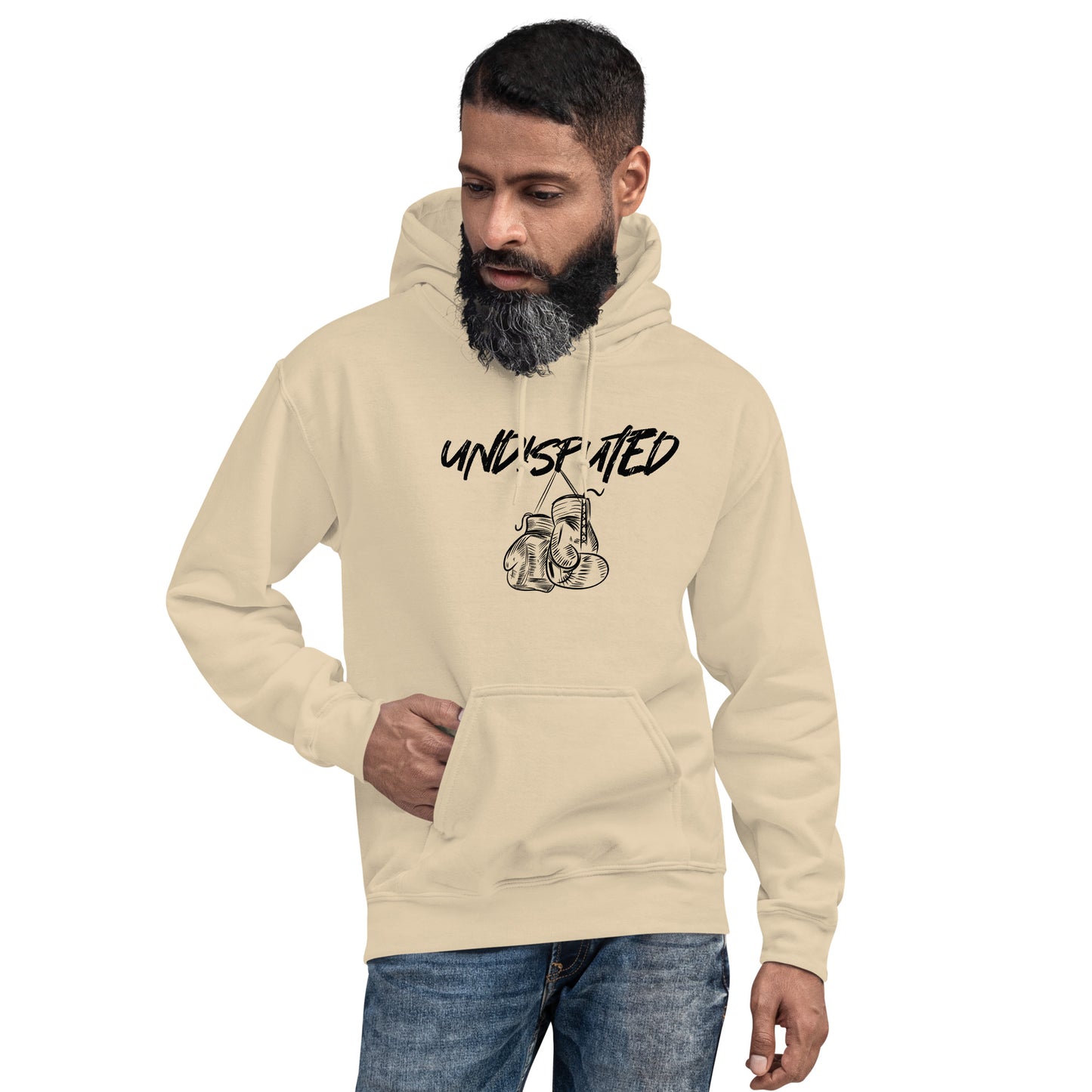 Undisputed Vintage Boxing Gloves Unisex Hoodie