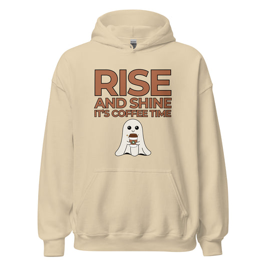 Rise and Shine It's Coffee Time BOO Unisex Hoodie