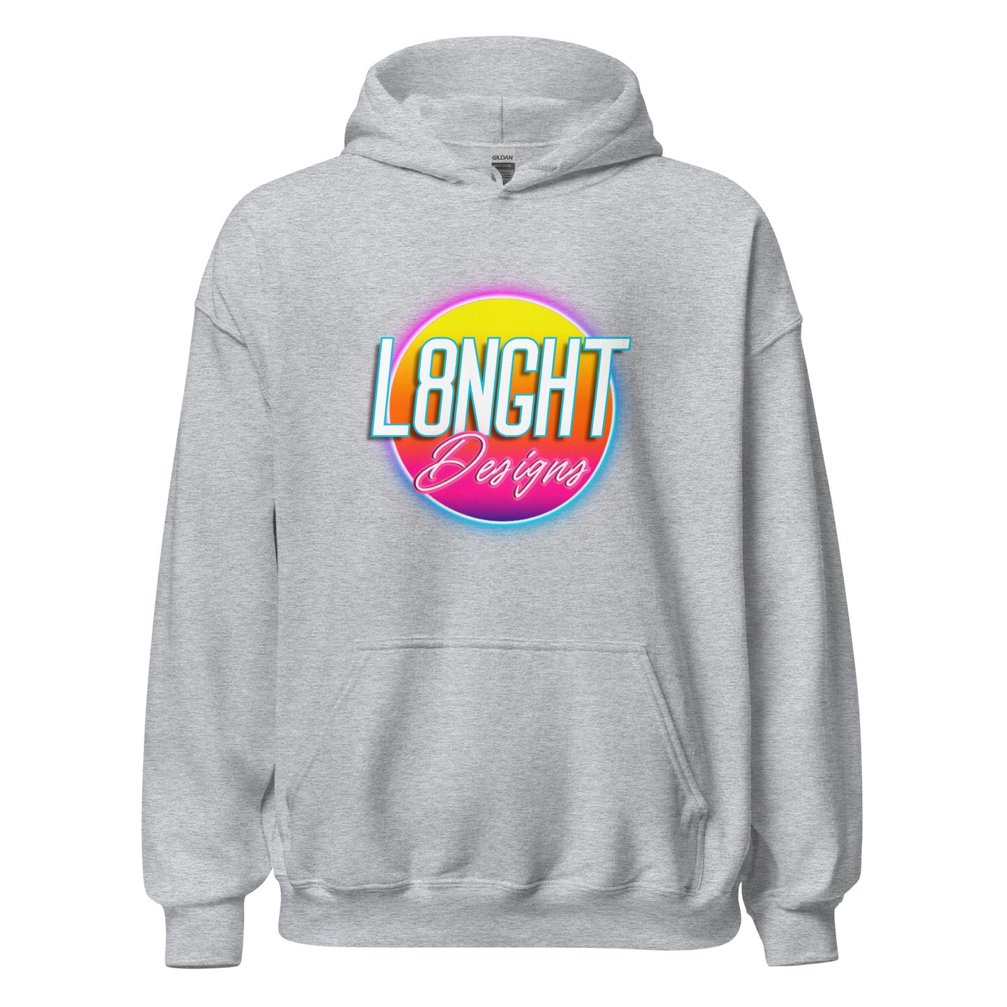 L8NGHT 3D neon logo Unisex Hoodie