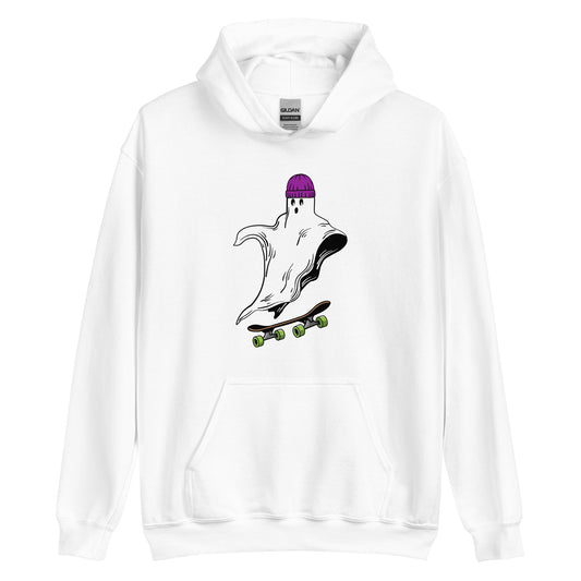 Skateboard Ghost Boo Unisex Hoodie