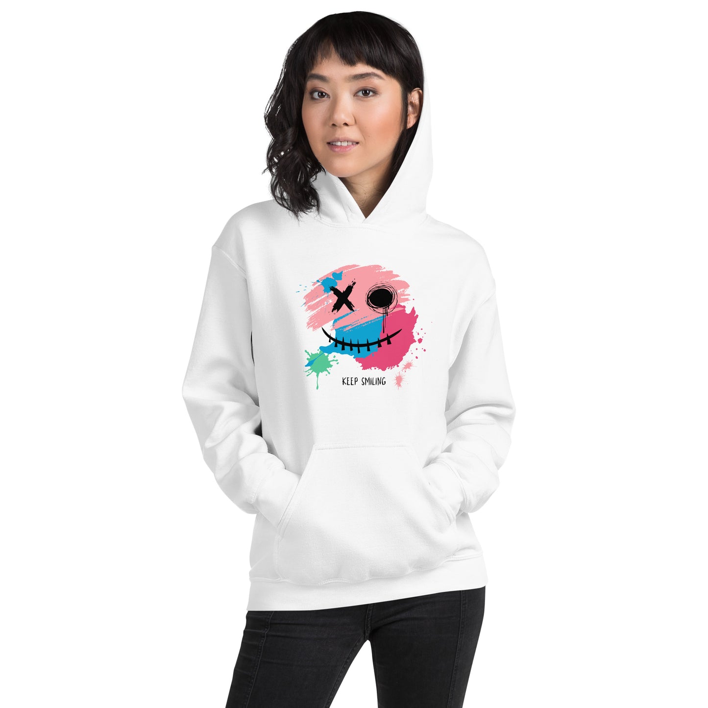 KEEP SMILING Unisex Hoodie