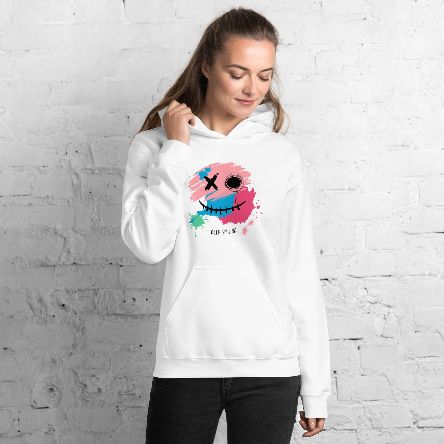 KEEP SMILING Unisex Hoodie