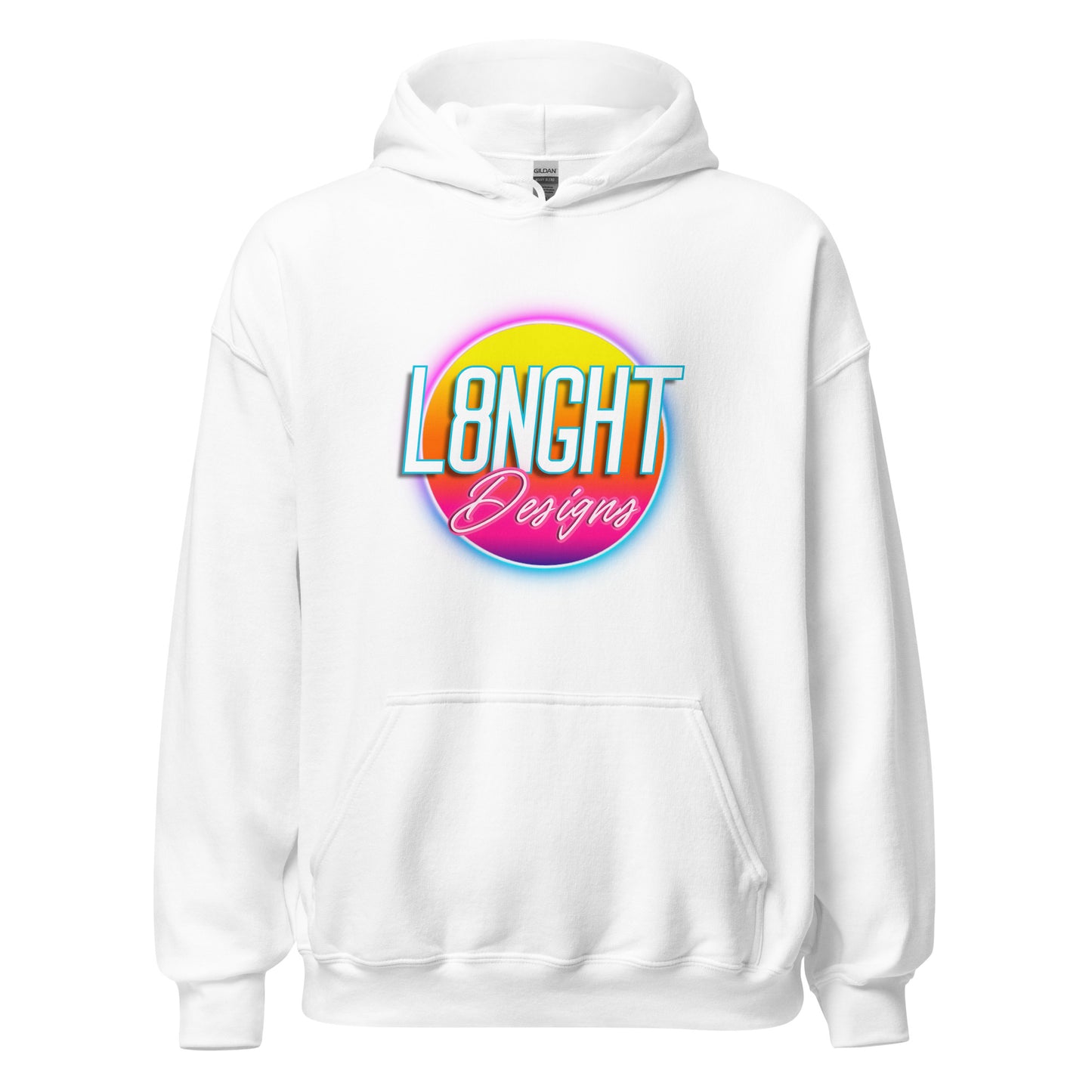 L8NGHT 3D neon logo Unisex Hoodie