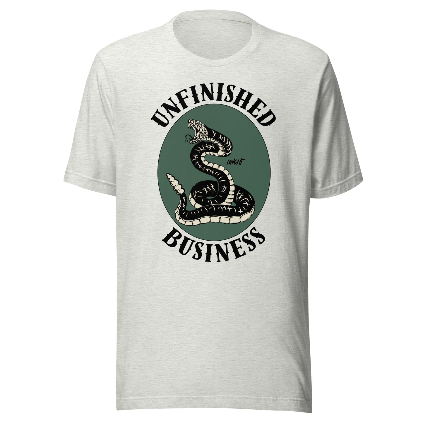 Unfinished Business Rattlesnake Unisex t-shirt