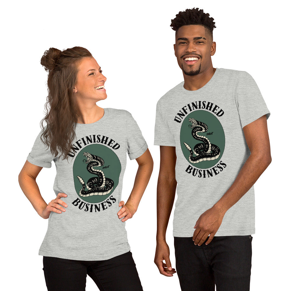 Unfinished Business Rattlesnake Unisex t-shirt