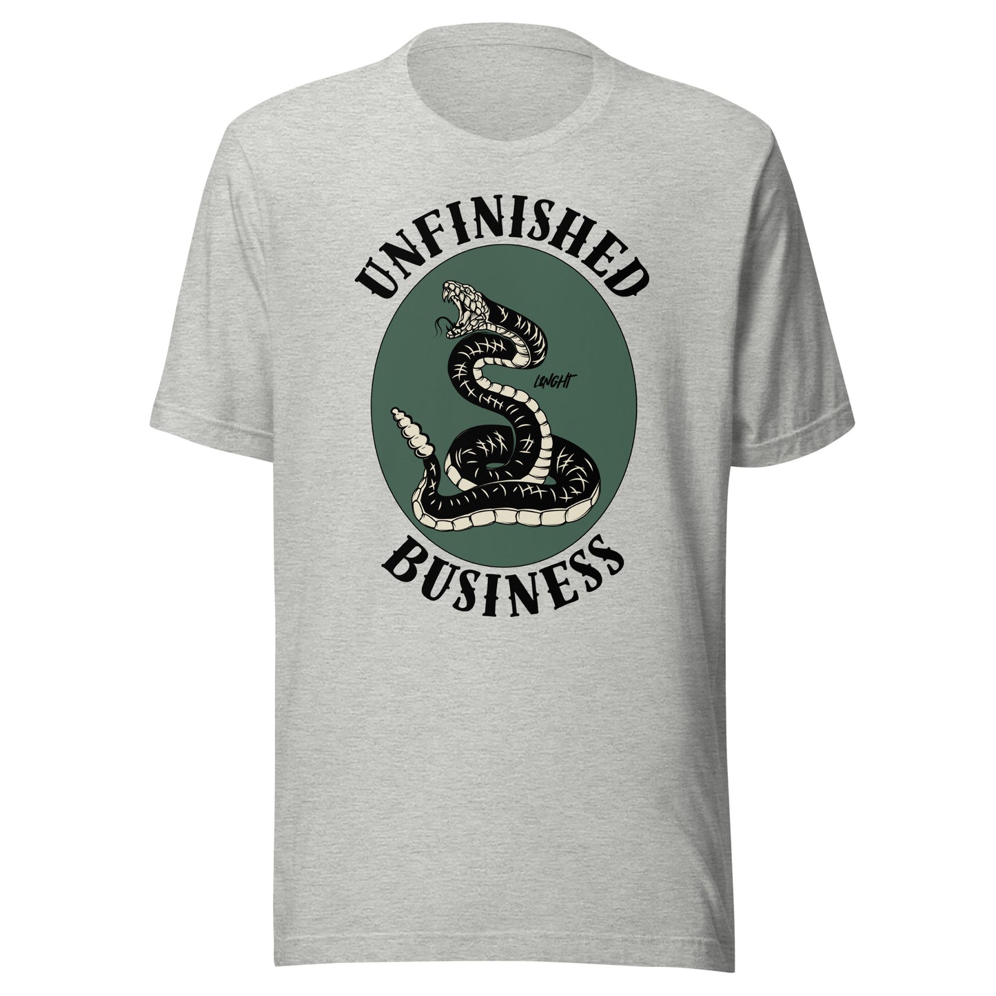 Unfinished Business Rattlesnake Unisex t-shirt