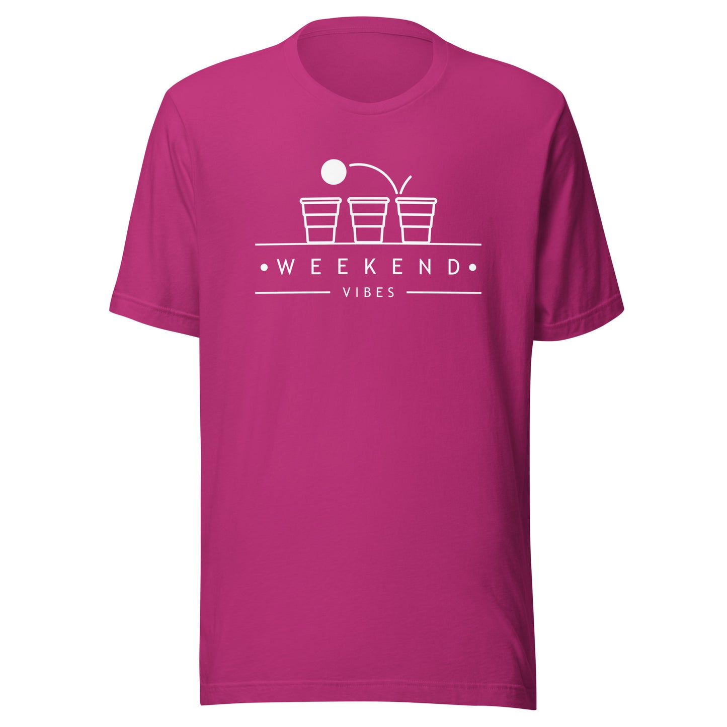 Beer Pong Weekend Vibes Unisex t-shirt