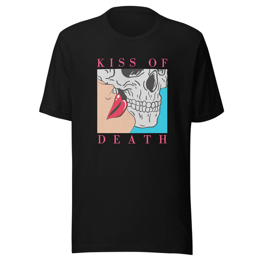 Kiss of Death pop art Unisex t-shirt