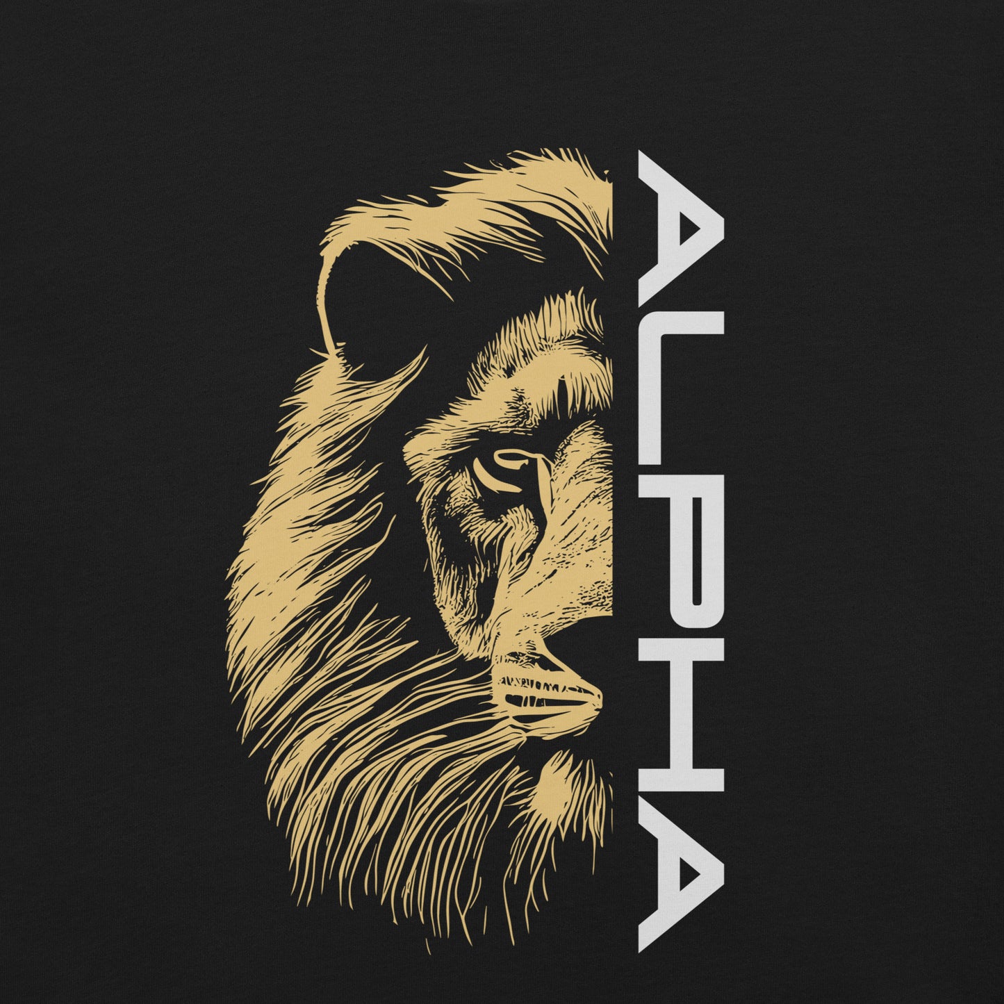 ALPHA MALE LION KING Unisex t-shirt