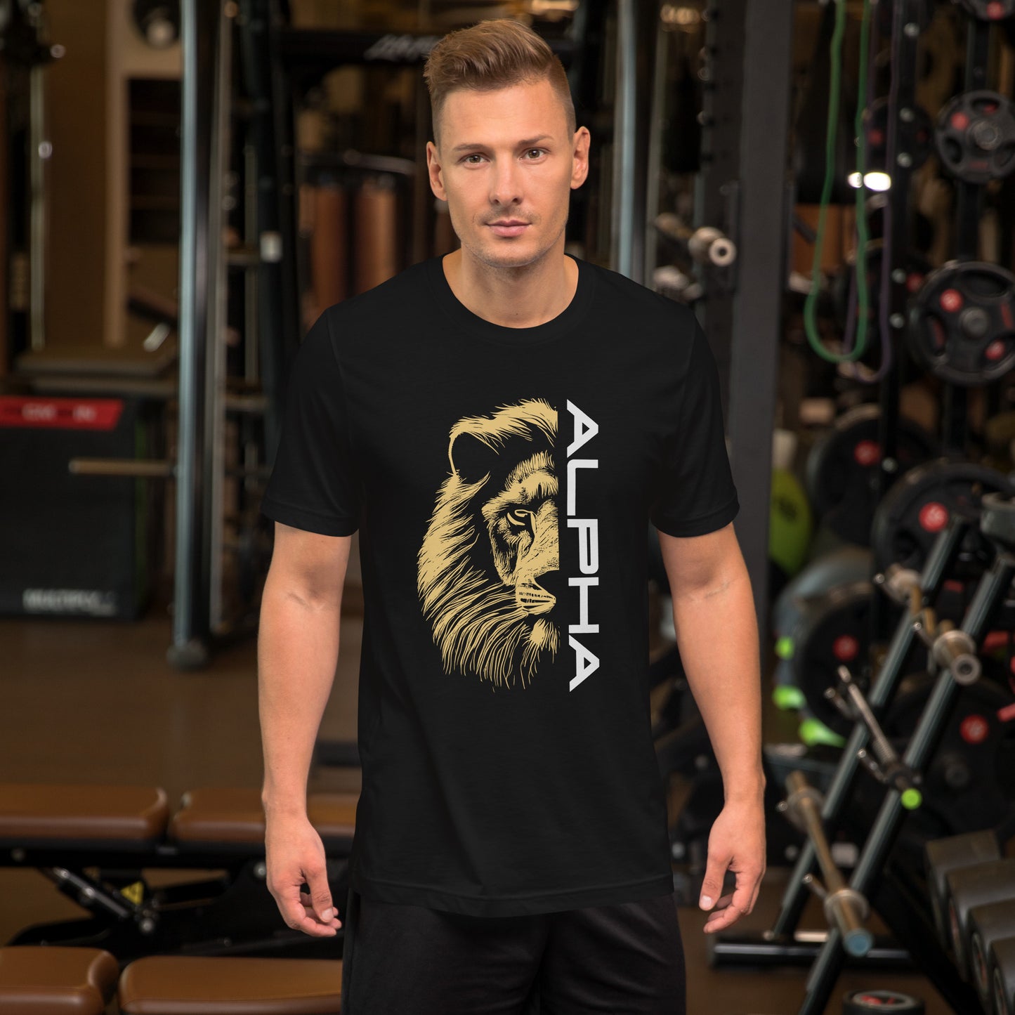 ALPHA MALE LION KING Unisex t-shirt