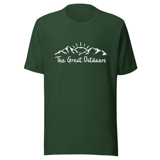 The Great Outdoors Sunshine Mountains Unisex t-shirt