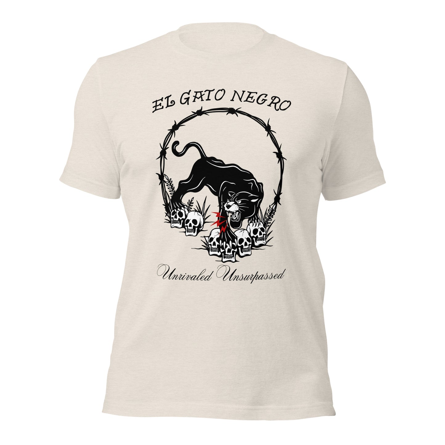 El Gato Negro - Unrivaled Unsurpassed Unisex t-shirt