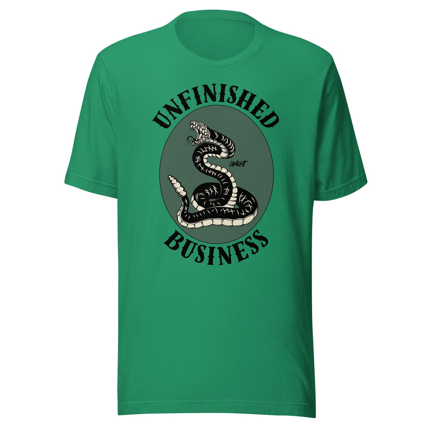 Unfinished Business Rattlesnake Unisex t-shirt