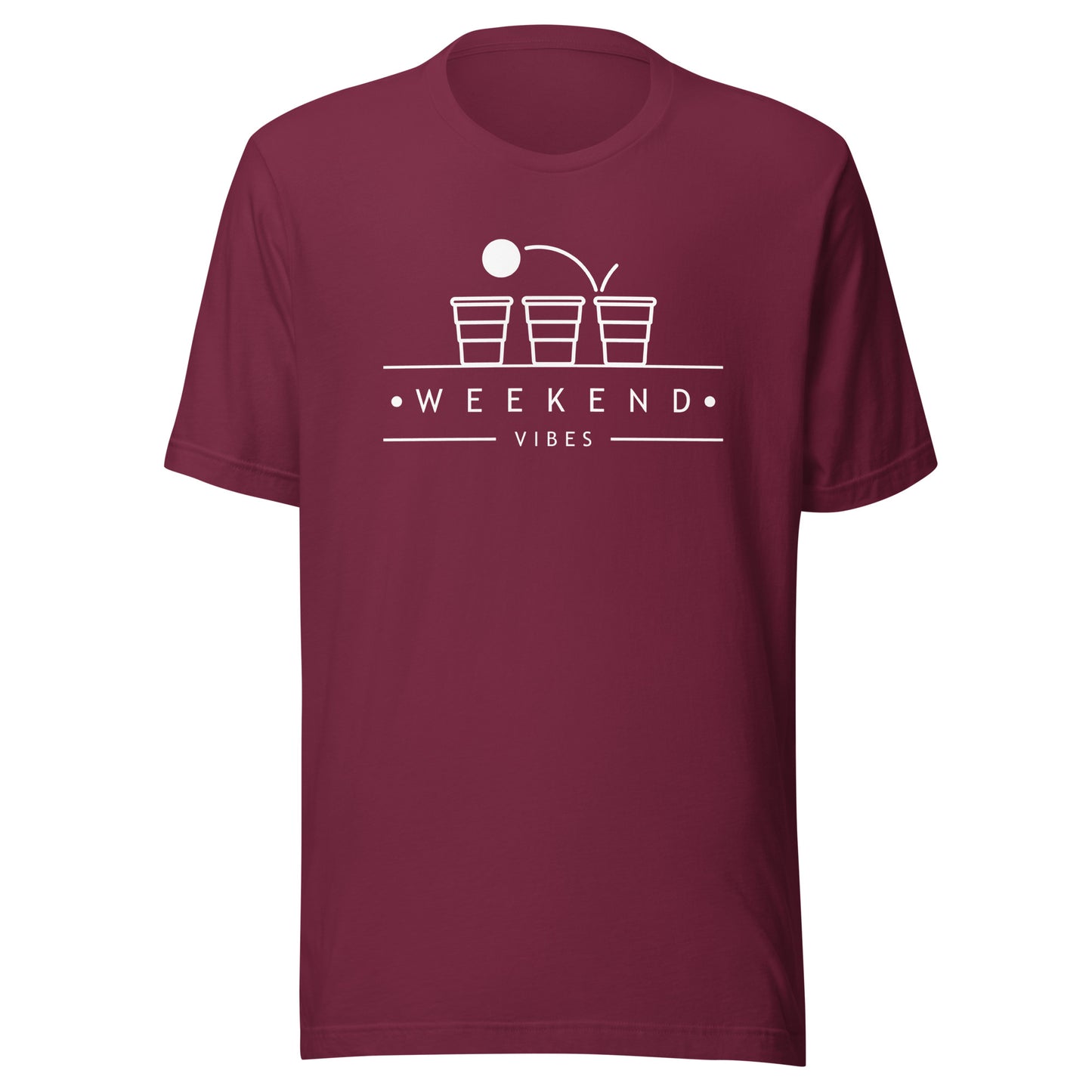 Beer Pong Weekend Vibes Unisex t-shirt