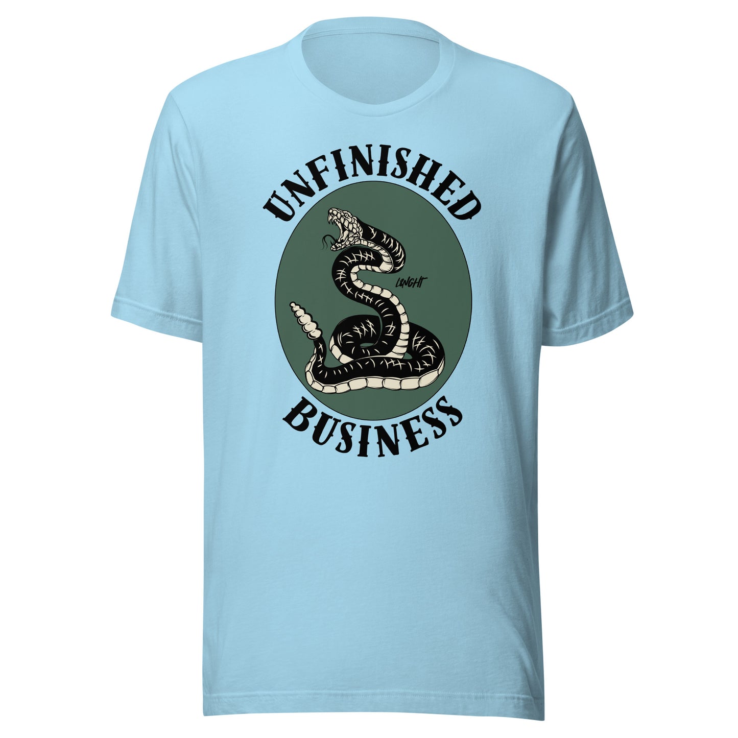 Unfinished Business Rattlesnake Unisex t-shirt